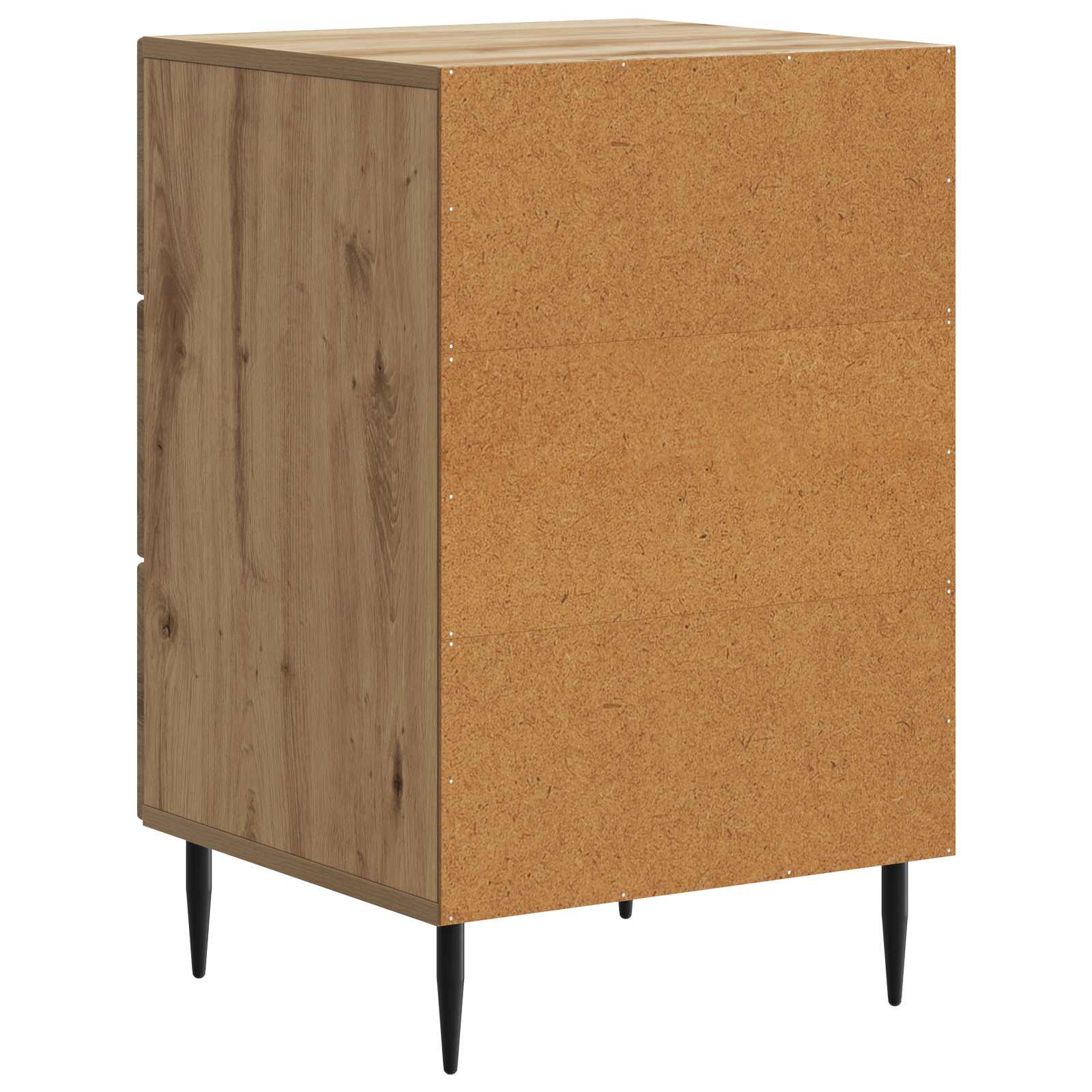 Cabinet de chevet avec tiroir Chêne artisanal 43 x 41 x 66,5 cm - XIOS