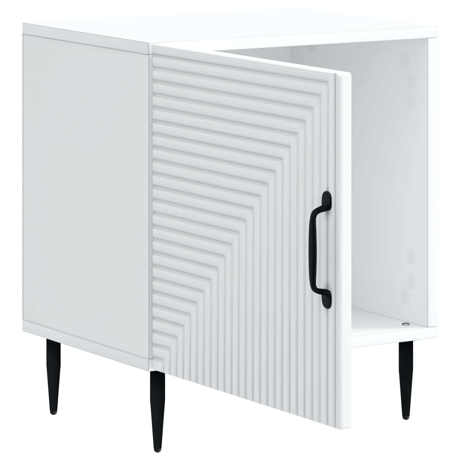 Cabinet de chevet 2 pcs Blanc 43 x 34,5 x 50 cm - XIOS