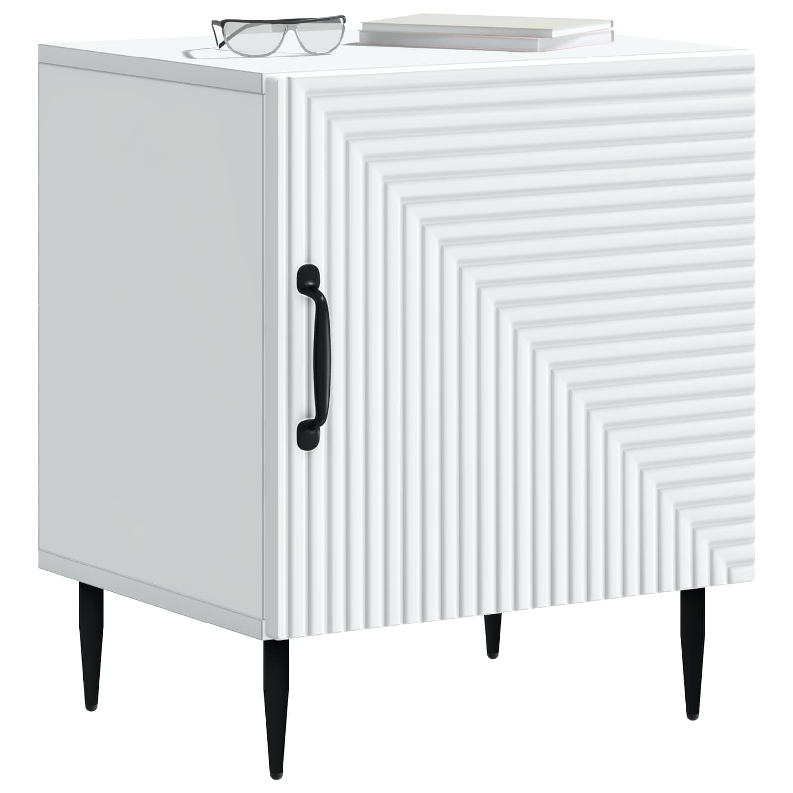 Cabinet de chevet 2 pcs Blanc 43 x 34,5 x 50 cm - XIOS