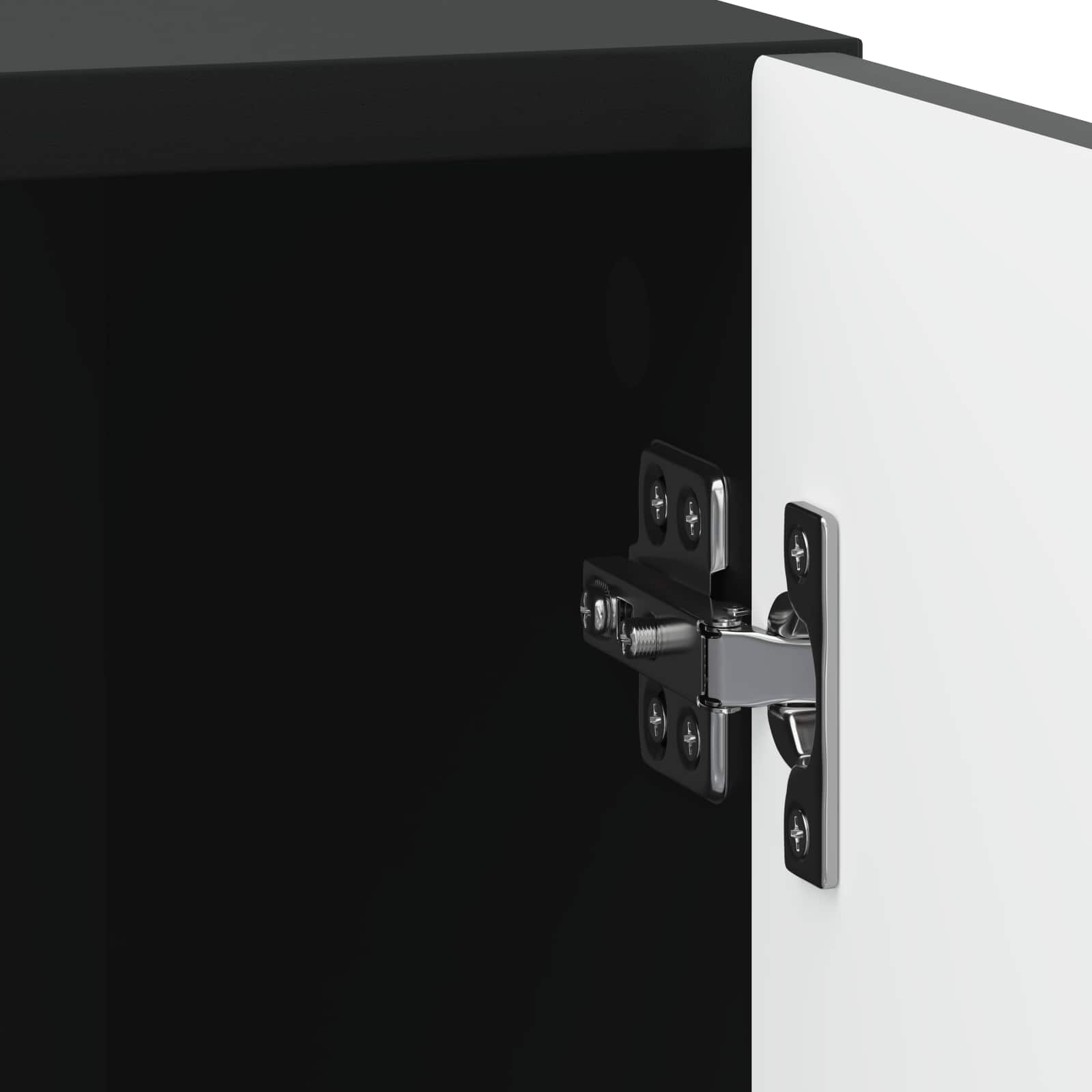 Cabinet de chevet 2 pcs Noir 43 x 34,5 x 50 cm - XIOS