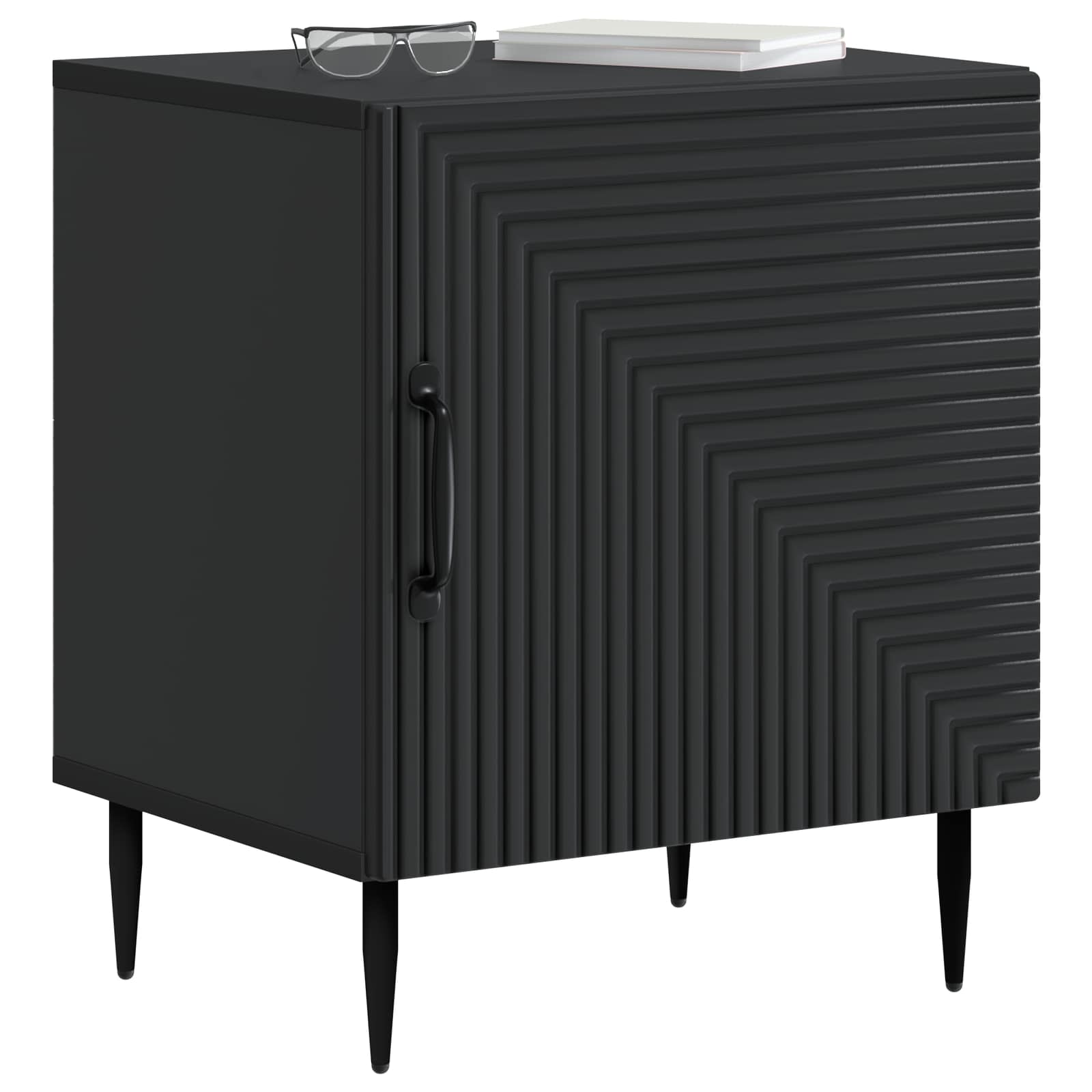 Cabinet de chevet 2 pcs Noir 43 x 34,5 x 50 cm - XIOS