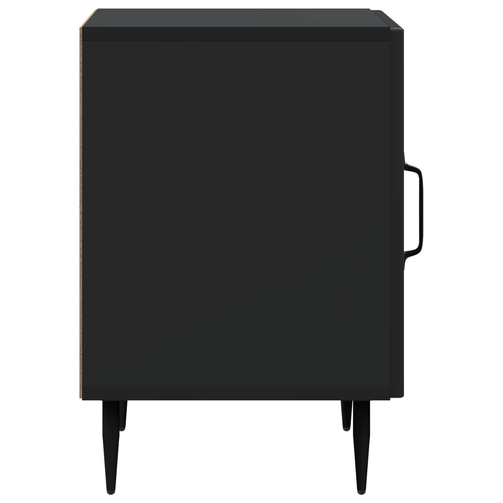 Cabinet de chevet 2 pcs Noir 43 x 34,5 x 50 cm - XIOS