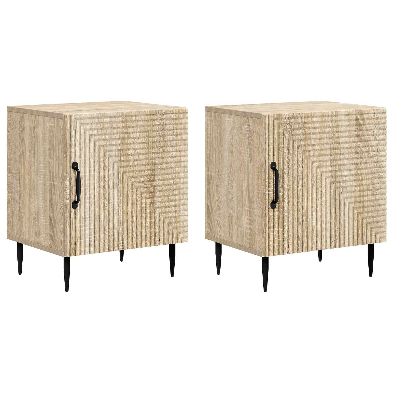Cabinet de chevet 2 pcs Chêne Sonoma 43 x 34,5 x 50 cm - XIOS