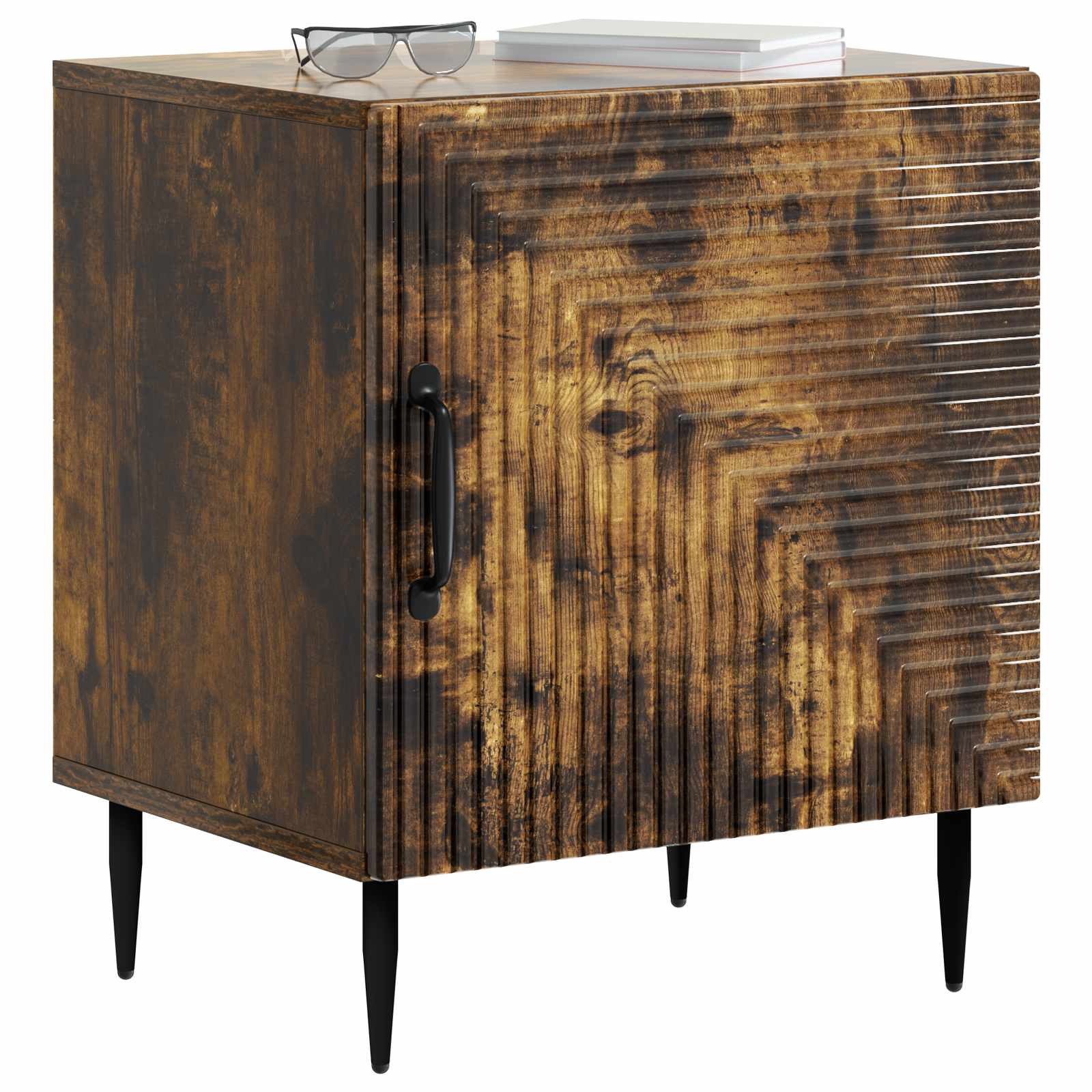 Cabinet de chevet 2 pcs Chêne fumé 43 x 34,5 x 50 cm - XIOS