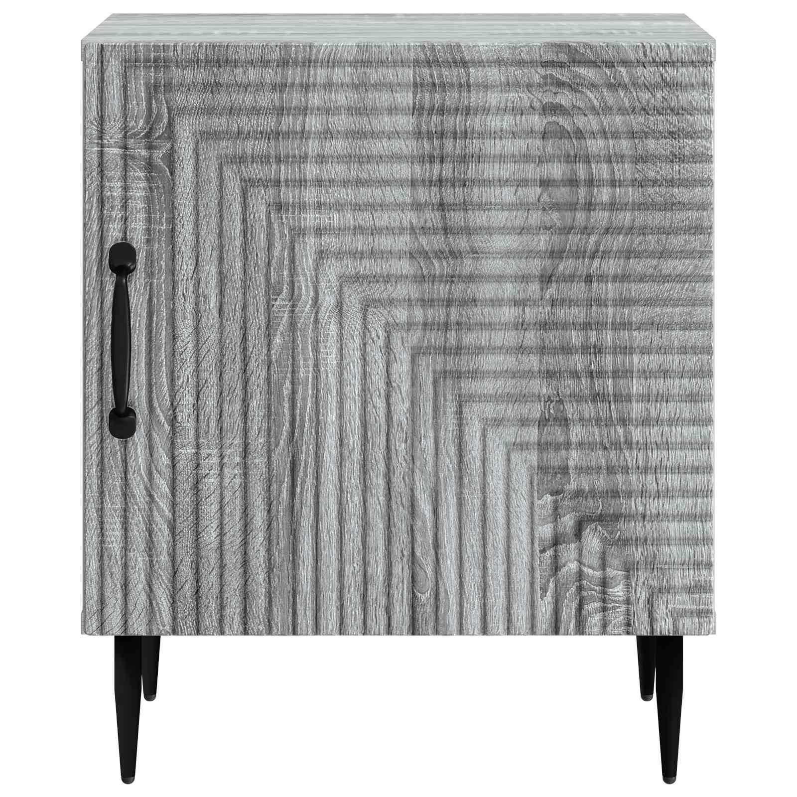 Cabinet de chevet 2 pcs Sonoma gris 43 x 34,5 x 50 cm - XIOS