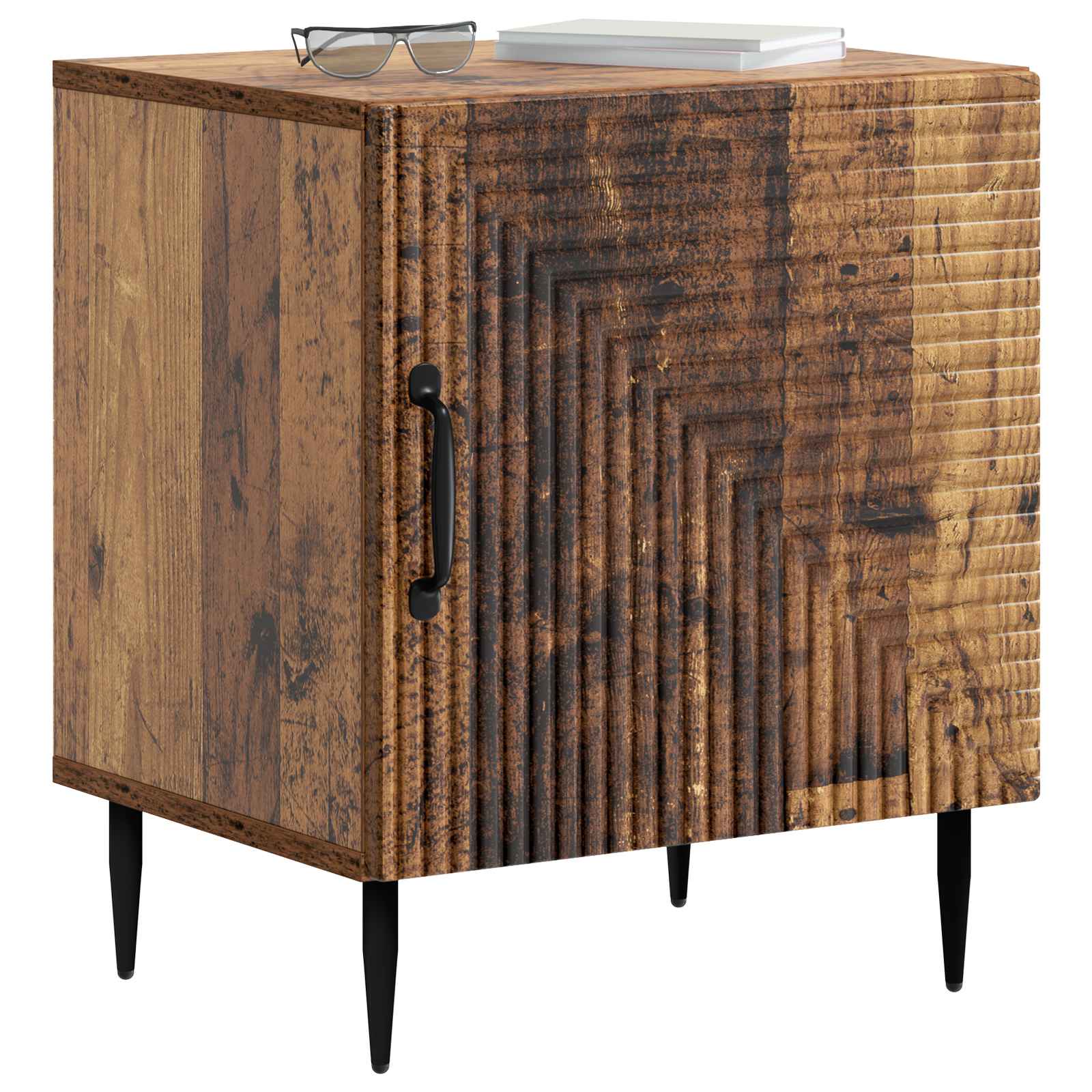Cabinet de chevet 2 pcs Bois ancien 43 x 34,5 x 50 cm - XIOS