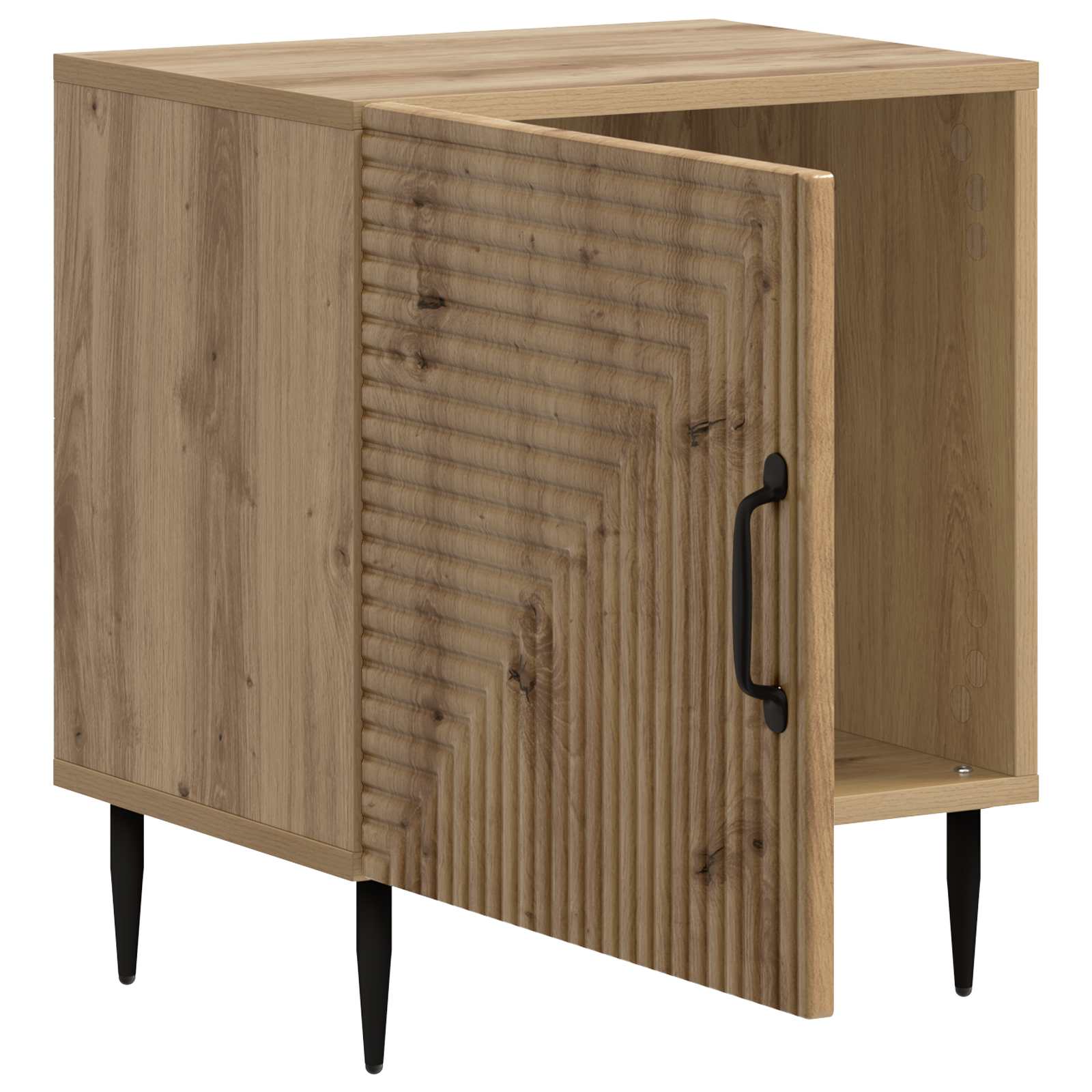 Cabinet de chevet 2 pcs Chêne artisanal 43 x 34,5 x 50 cm - XIOS