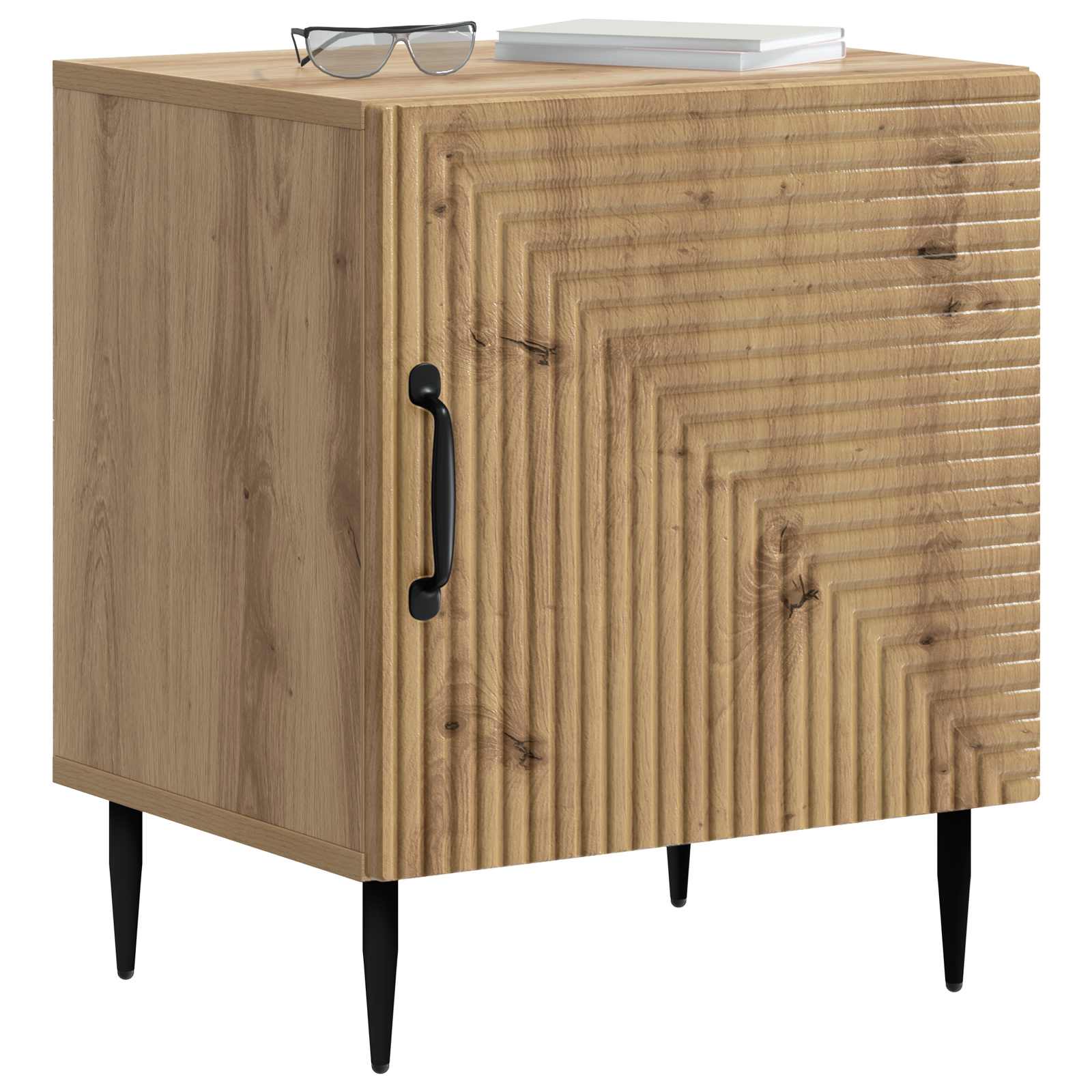Cabinet de chevet 2 pcs Chêne artisanal 43 x 34,5 x 50 cm - XIOS