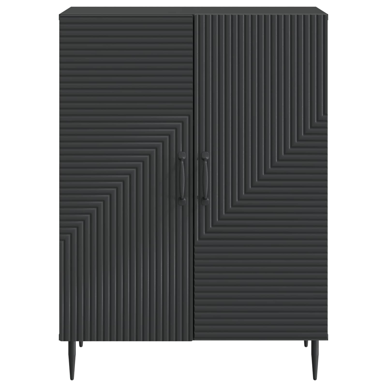 Buffet Noir 66 x 34,5 x 89,5 cm Bois d'ingénierie - XIOS