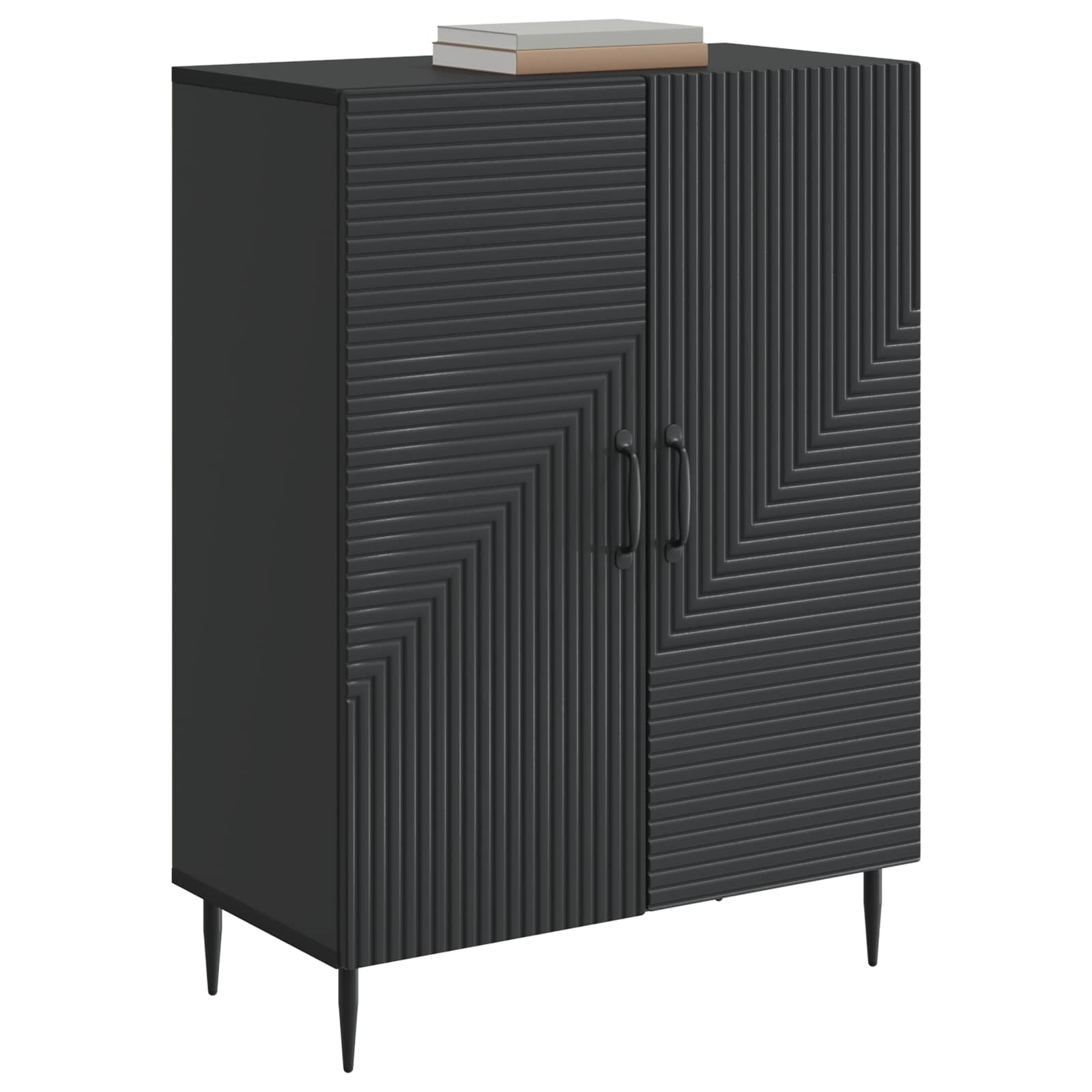 Buffet Noir 66 x 34,5 x 89,5 cm Bois d'ingénierie - XIOS