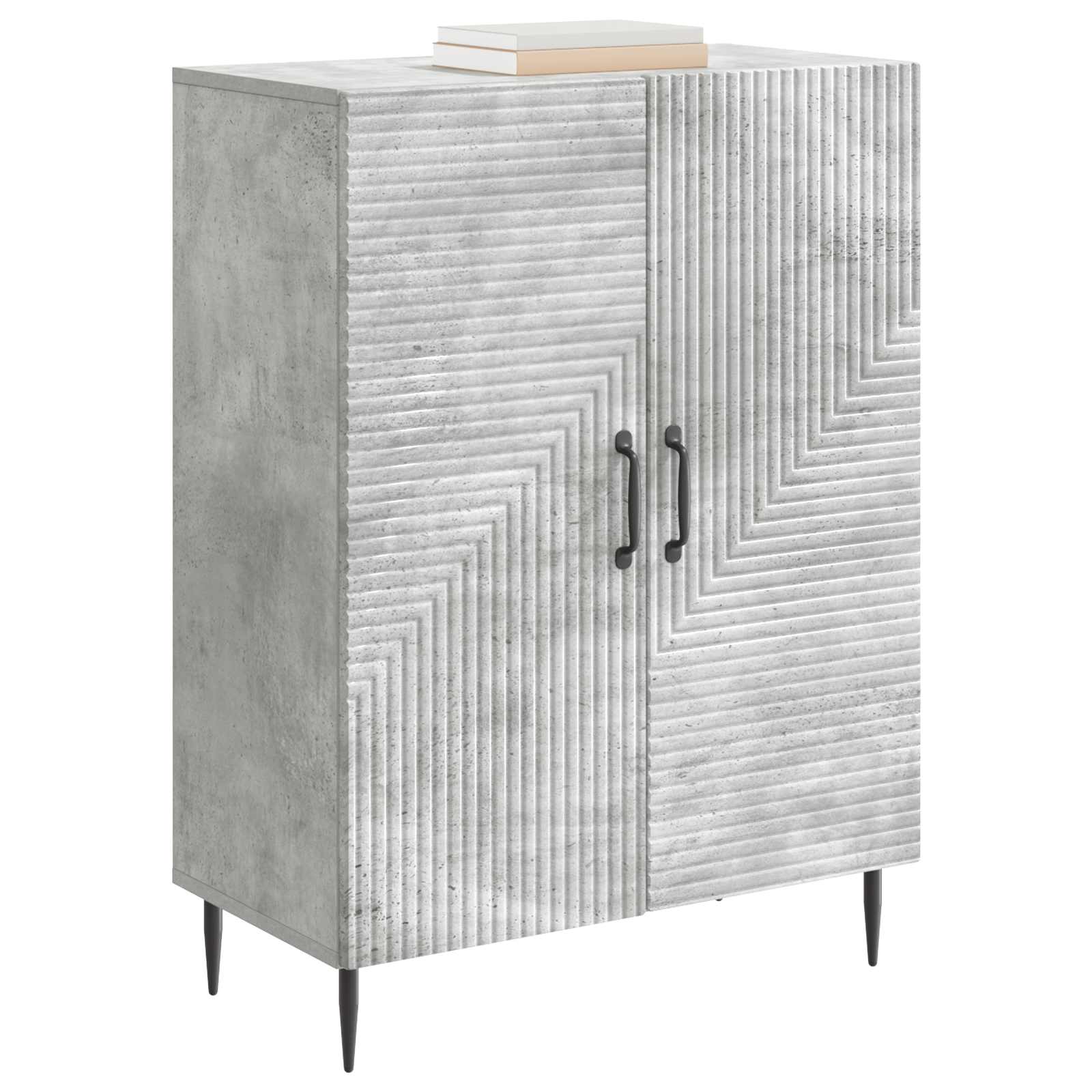 Buffet Gris béton 66 x 34,5 x 89,5 cm Bois d'ingénierie - XIOS