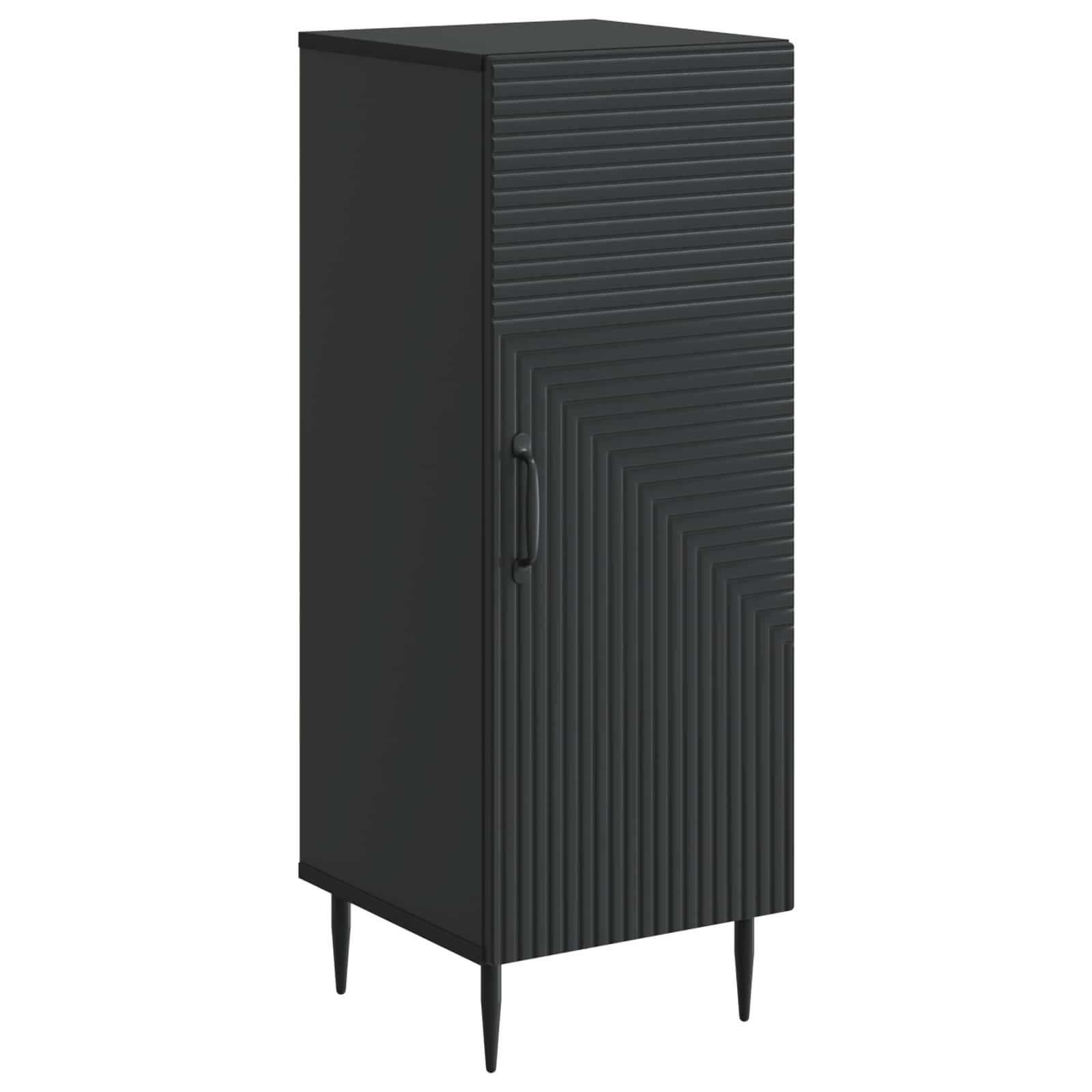 Buffet Noir 33 x 34,5 x 89,5 cm Bois d'ingénierie - XIOS