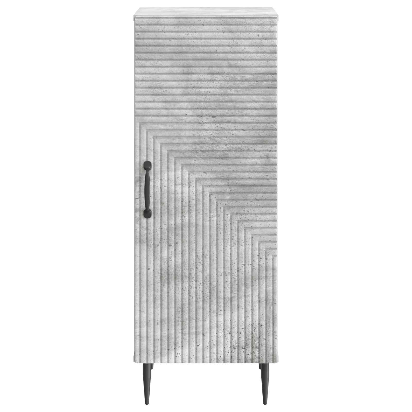 Buffet Gris béton 33 x 34,5 x 89,5 cm Bois d'ingénierie - XIOS