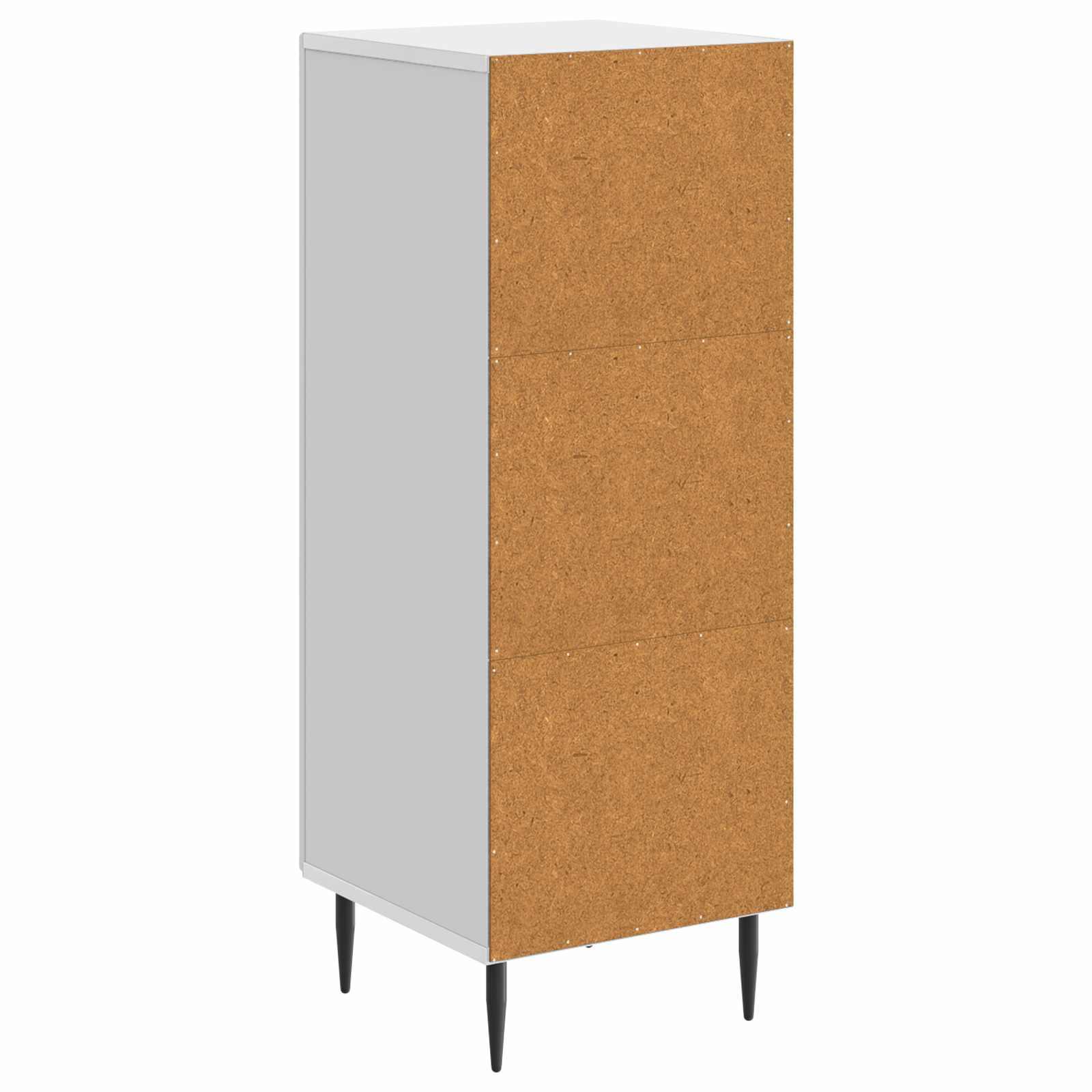 Buffet Blanc brillant 33 x 34,5 x 89,5 cm Bois d'ingénierie - XIOS