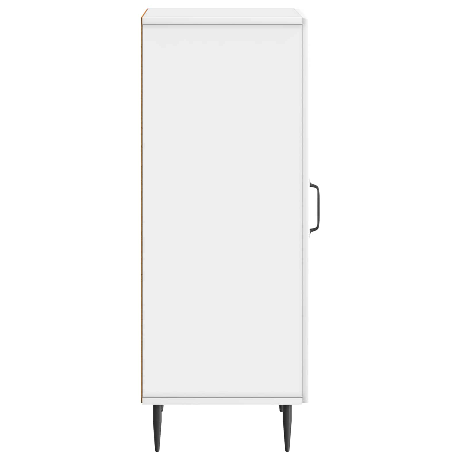 Buffet Blanc brillant 33 x 34,5 x 89,5 cm Bois d'ingénierie - XIOS