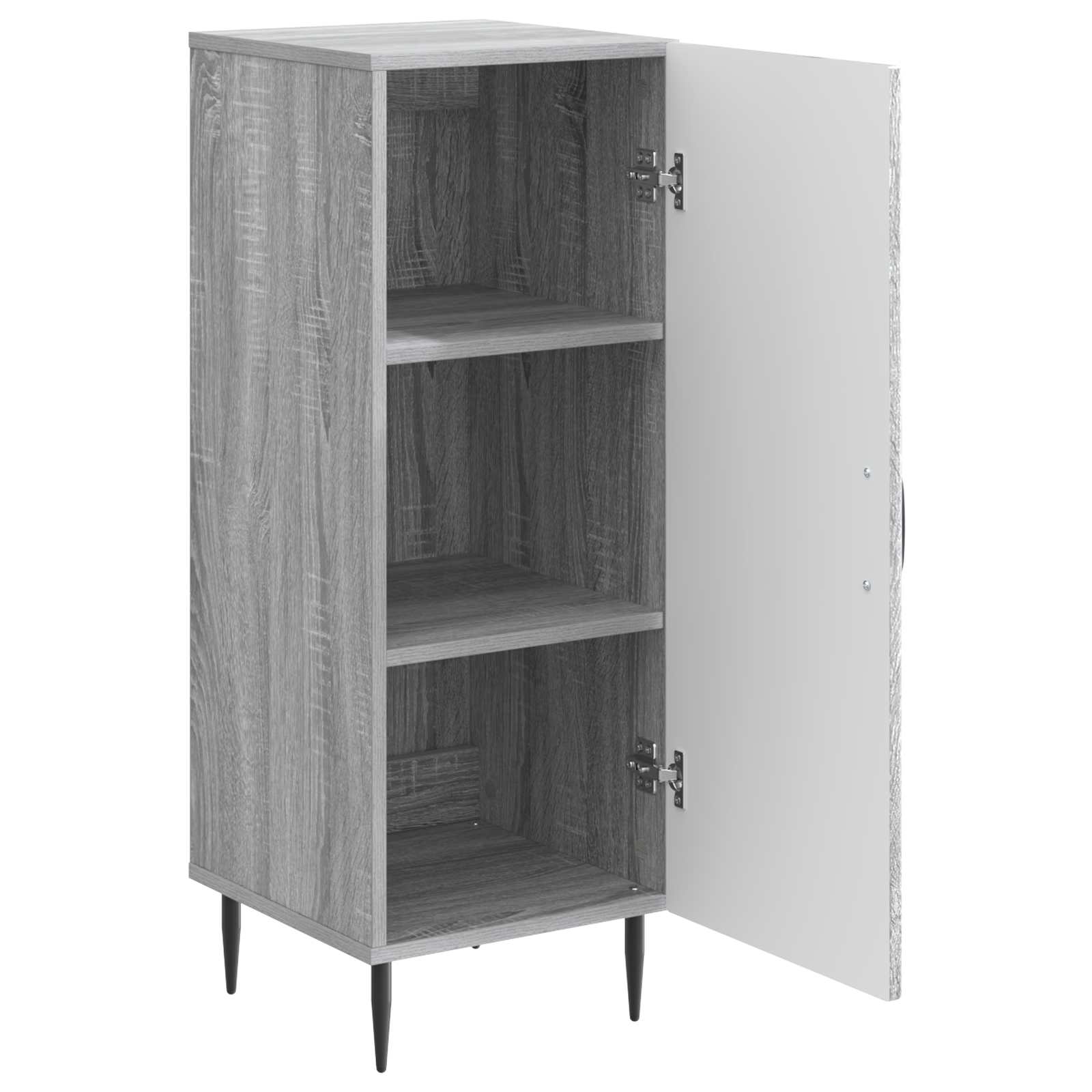 Buffet Sonoma gris 33 x 34,5 x 89,5 cm Bois d'ingénierie - XIOS