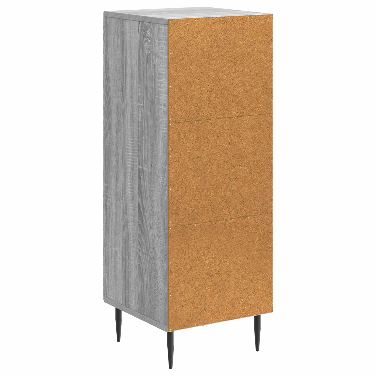 Buffet Sonoma gris 33 x 34,5 x 89,5 cm Bois d'ingénierie - XIOS
