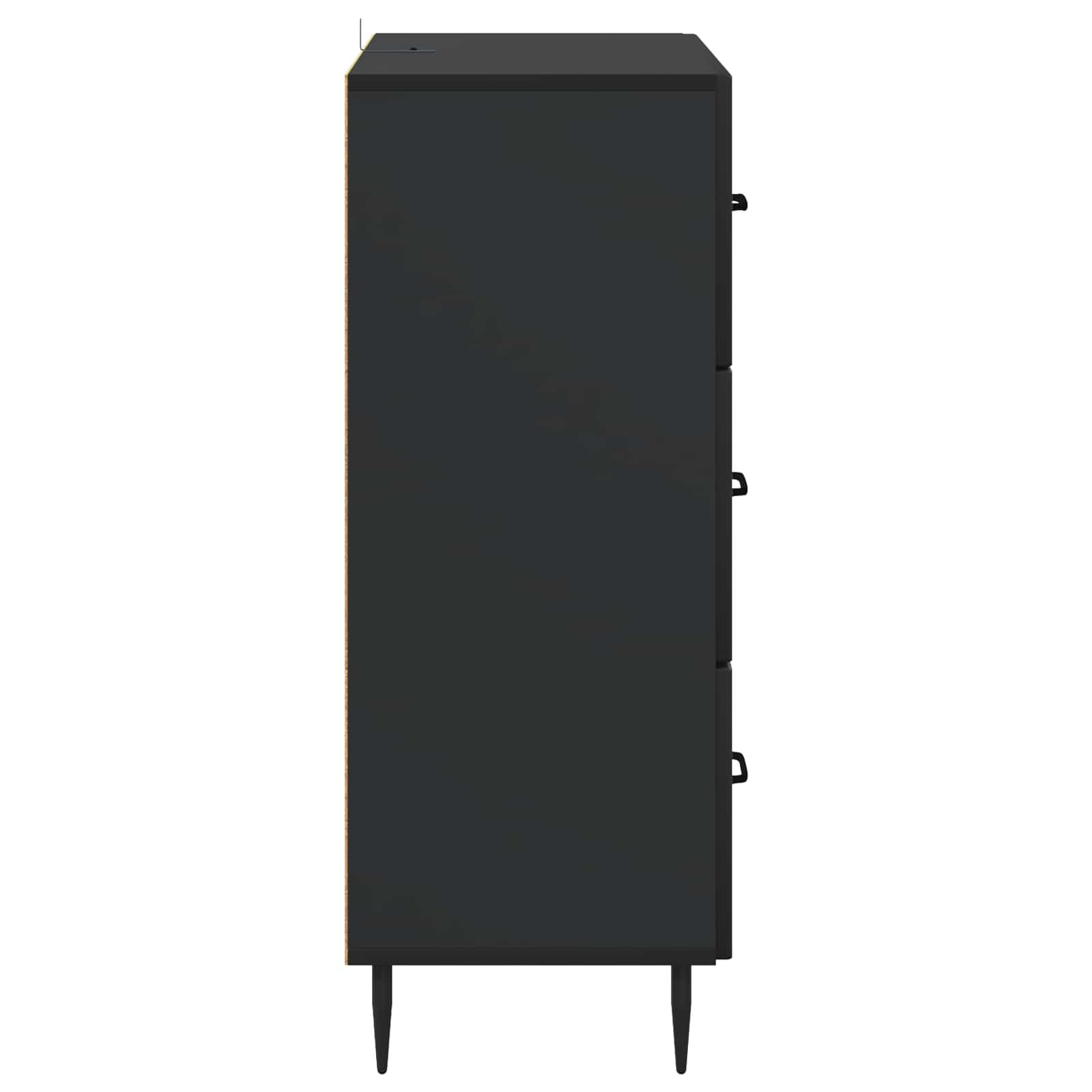 Armoire à tiroirs Noir 66 x 34,5 x 89,5 cm Bois d'ingénierie - XIOS