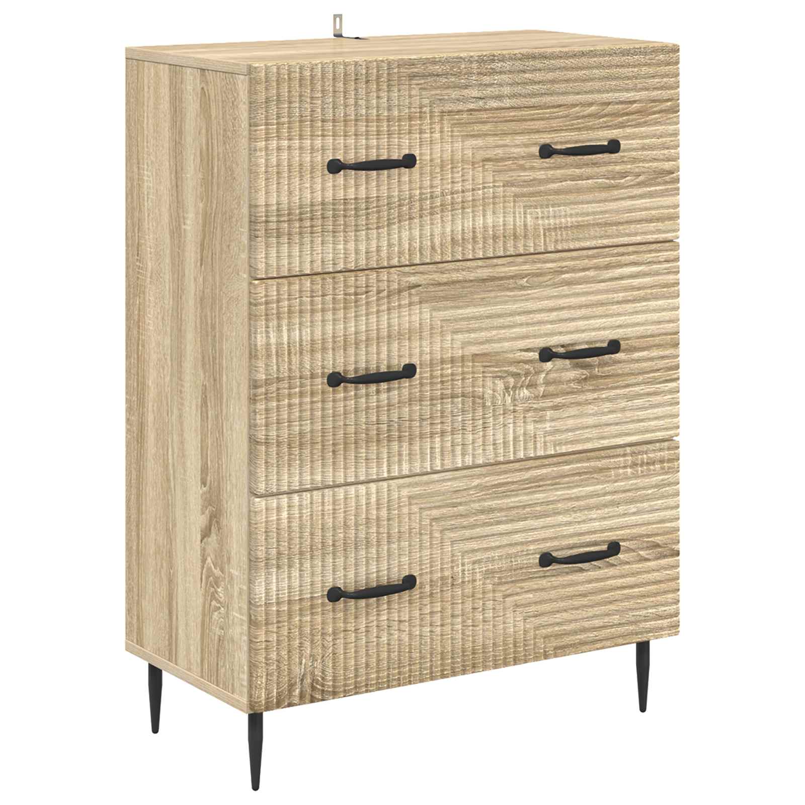 Armoire à tiroirs Chêne Sonoma 66 x 34,5 x 89,5 cm - XIOS