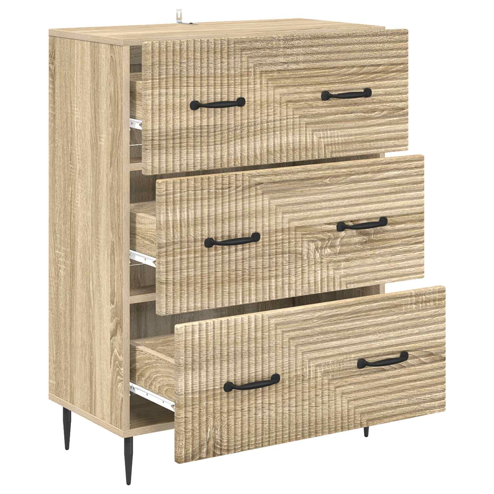 Armoire à tiroirs Chêne Sonoma 66 x 34,5 x 89,5 cm - XIOS