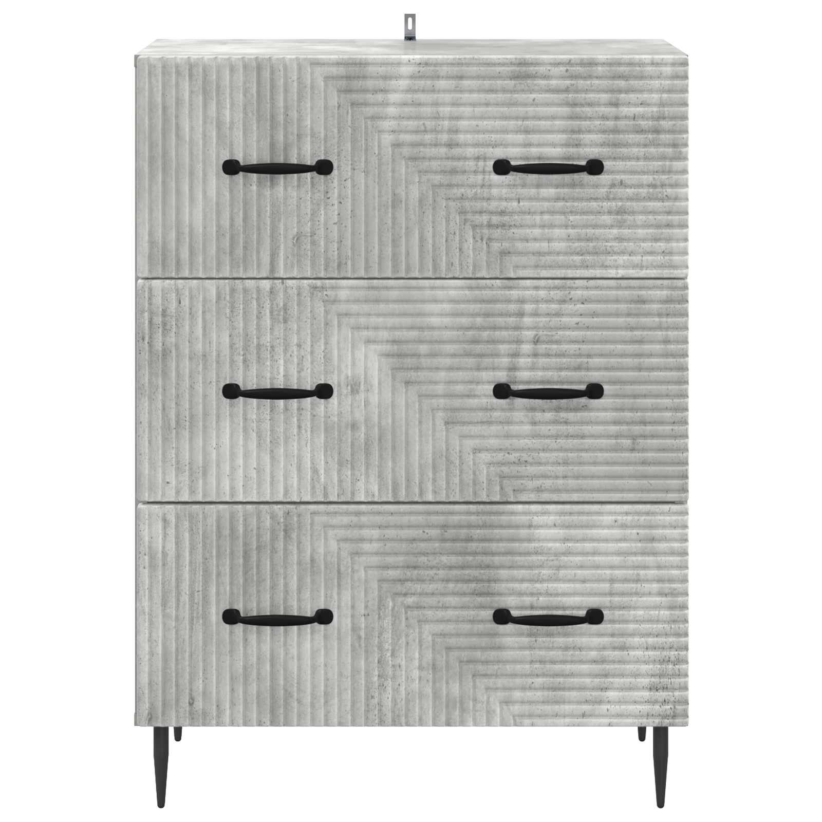Armoire à tiroirs Gris béton 66 x 34,5 x 89,5 cm - XIOS