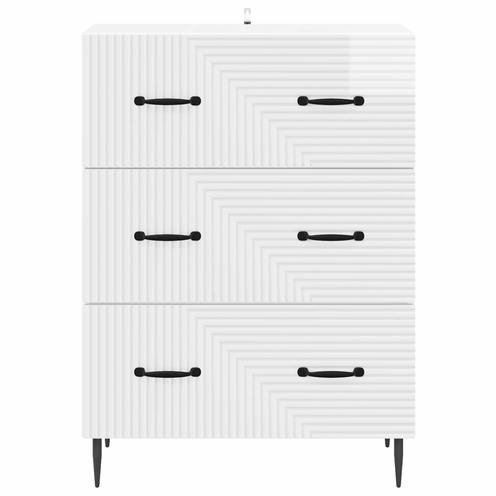 Armoire à tiroirs Blanc brillant 66 x 34,5 x 89,5 cm - XIOS