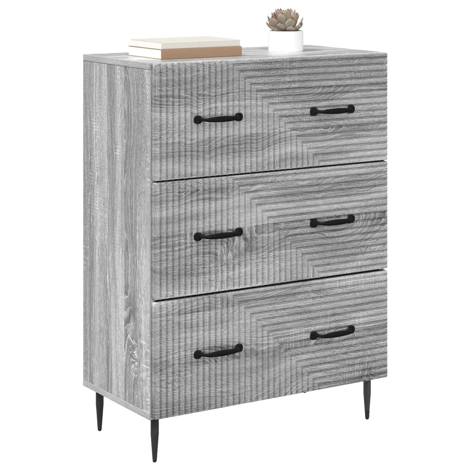 Armoire à tiroirs Sonoma gris 66 x 34,5 x 89,5 cm - XIOS
