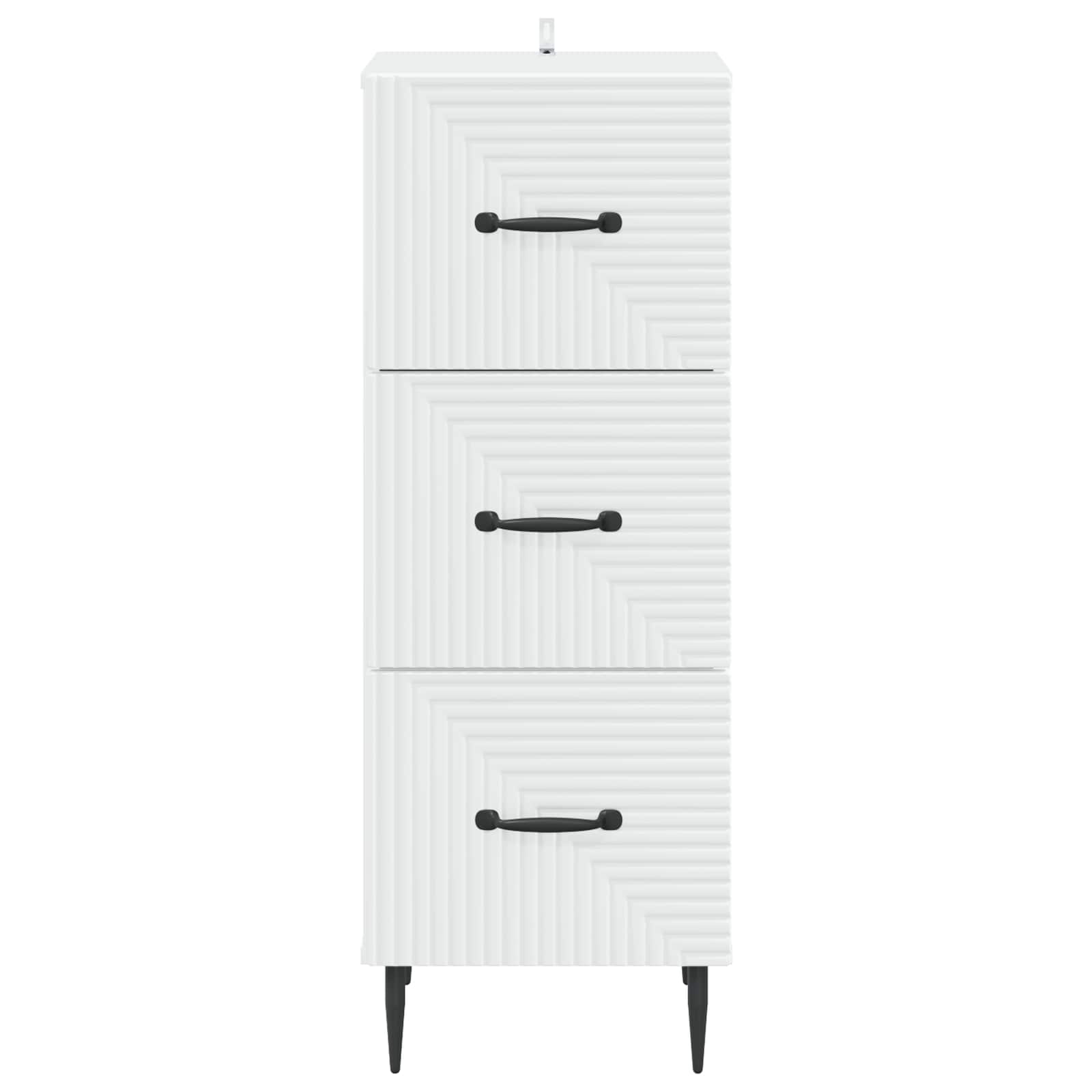 Armoire à tiroirs Blanc 33 x 34,5 x 89,5 cm Bois d'ingénierie - XIOS