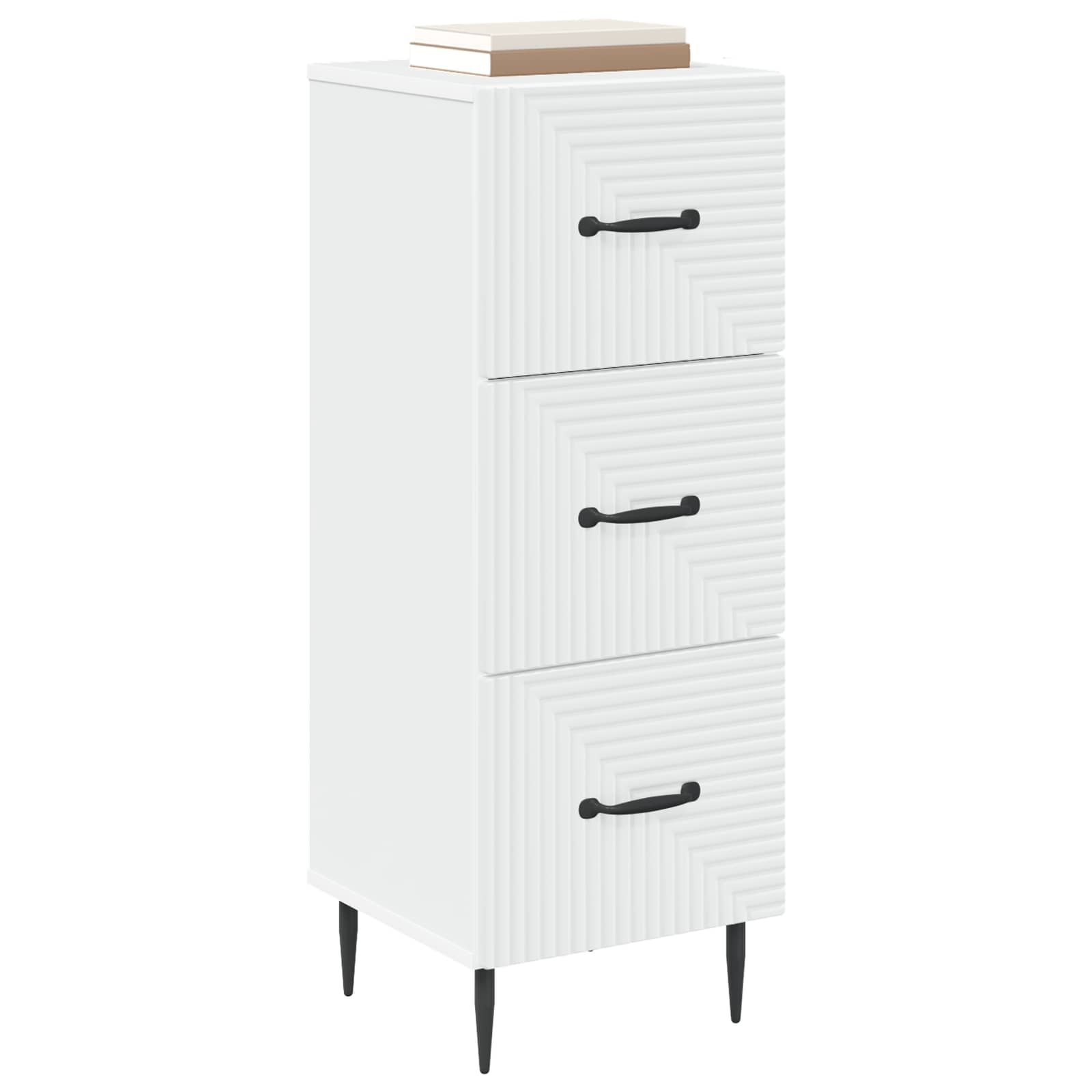 Armoire à tiroirs Blanc 33 x 34,5 x 89,5 cm Bois d'ingénierie - XIOS
