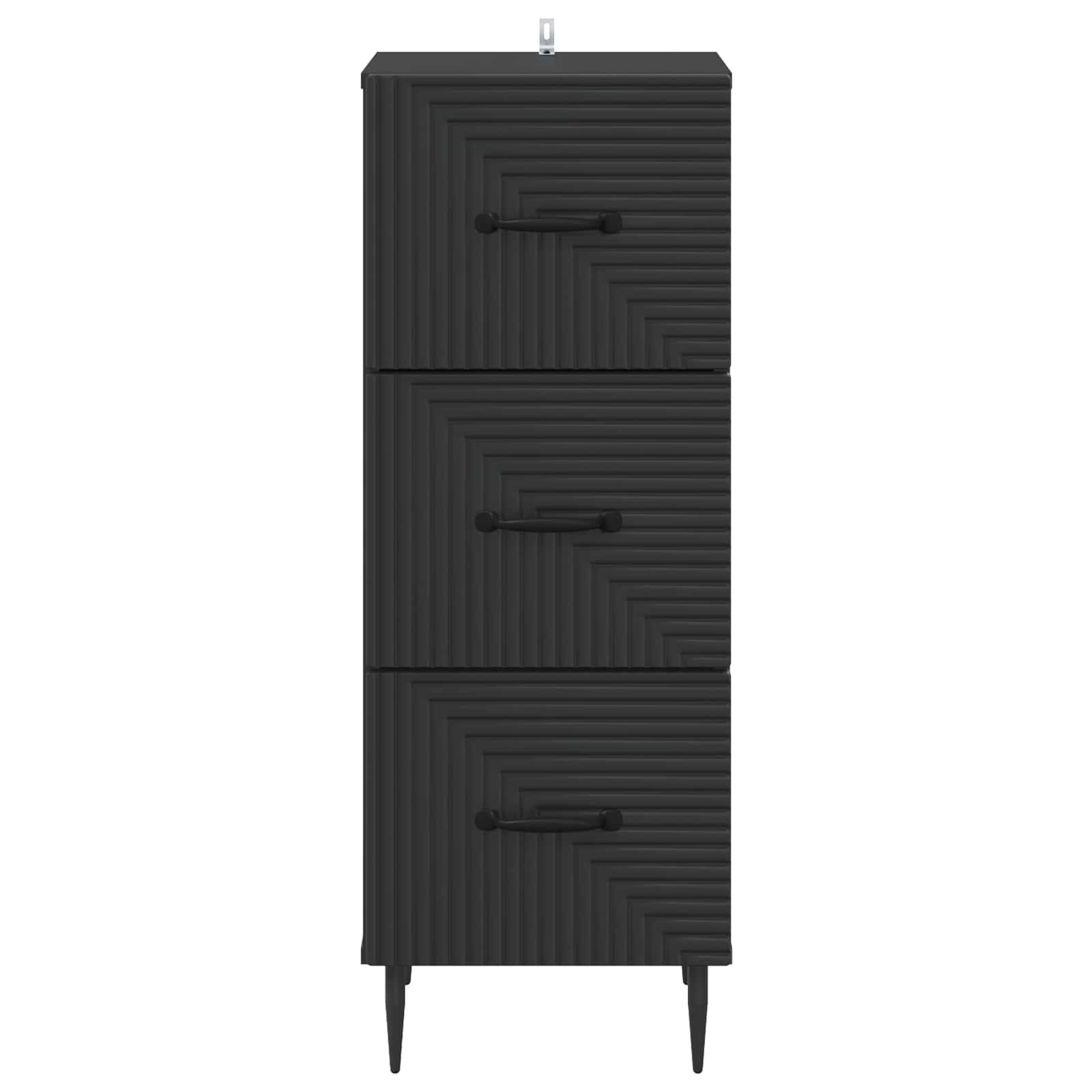 Armoire à tiroirs Noir 33 x 34,5 x 89,5 cm Bois d'ingénierie - XIOS