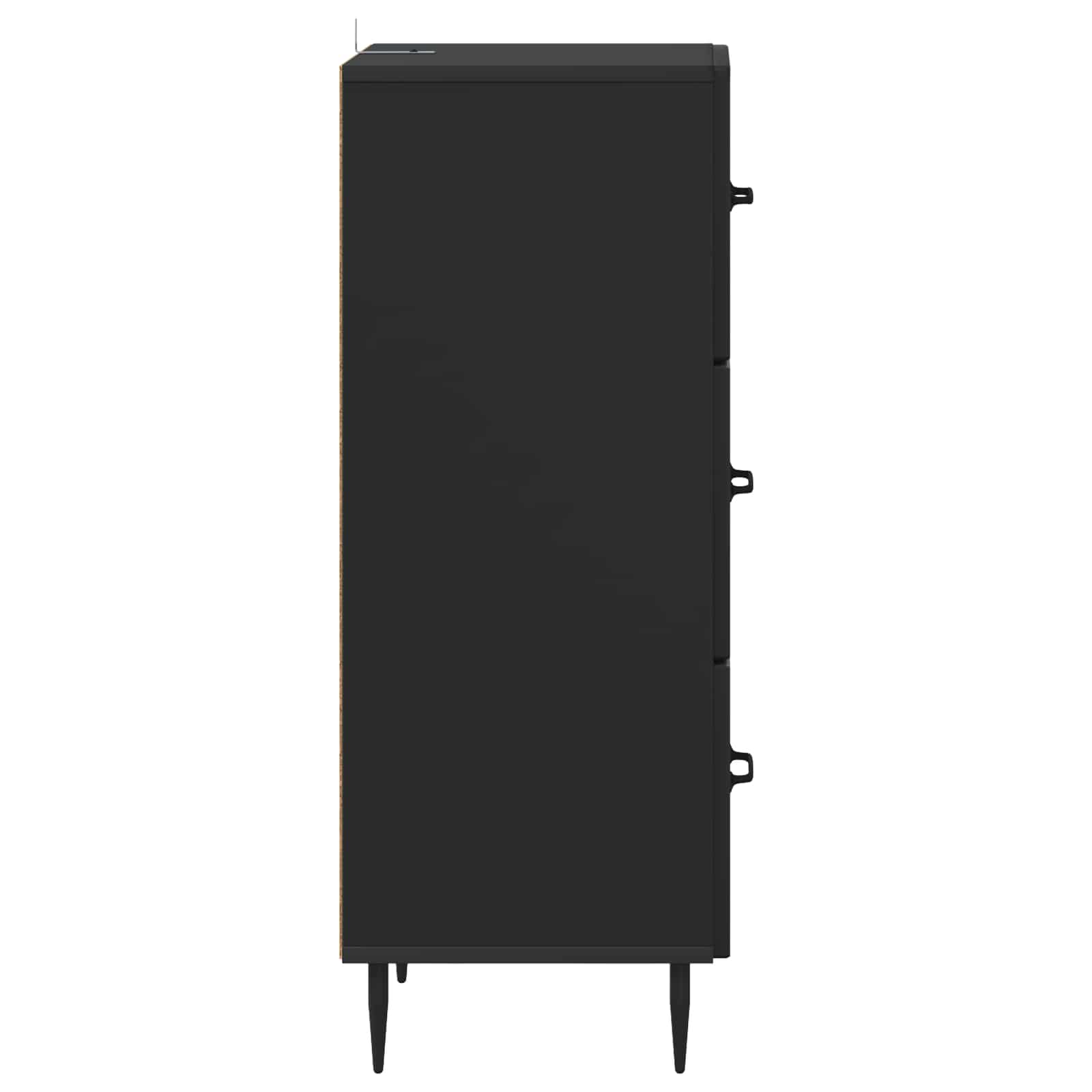 Armoire à tiroirs Noir 33 x 34,5 x 89,5 cm Bois d'ingénierie - XIOS