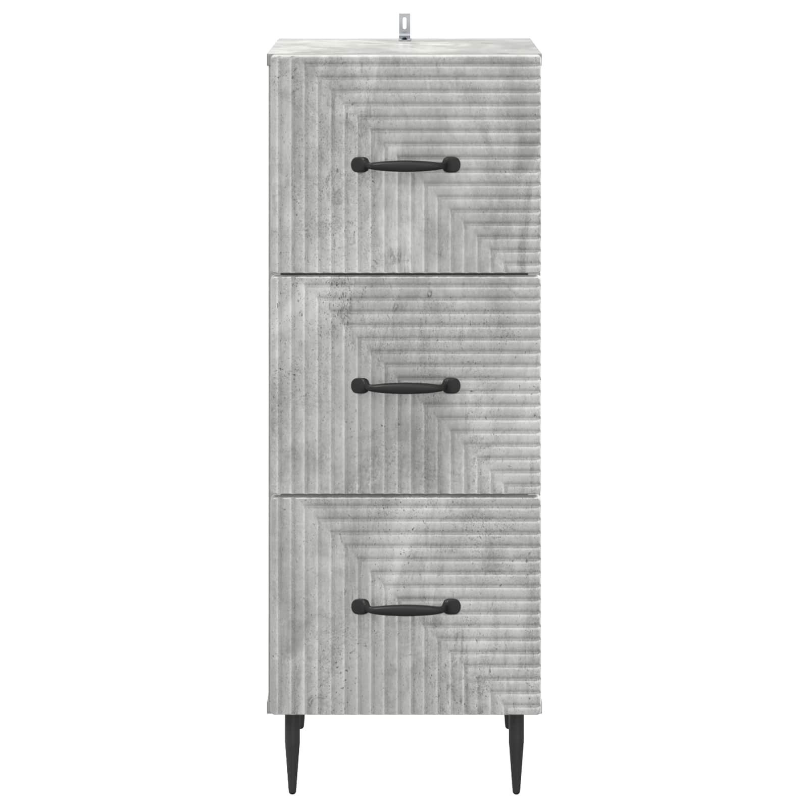 Armoire à tiroirs Gris béton 33 x 34,5 x 89,5 cm - XIOS