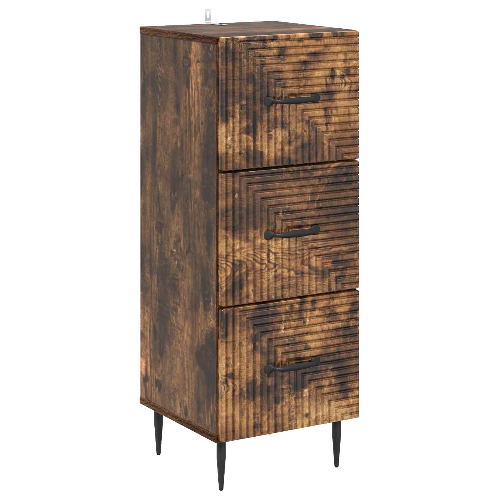 Armoire à tiroirs Chêne fumé 33 x 34,5 x 89,5 cm - XIOS