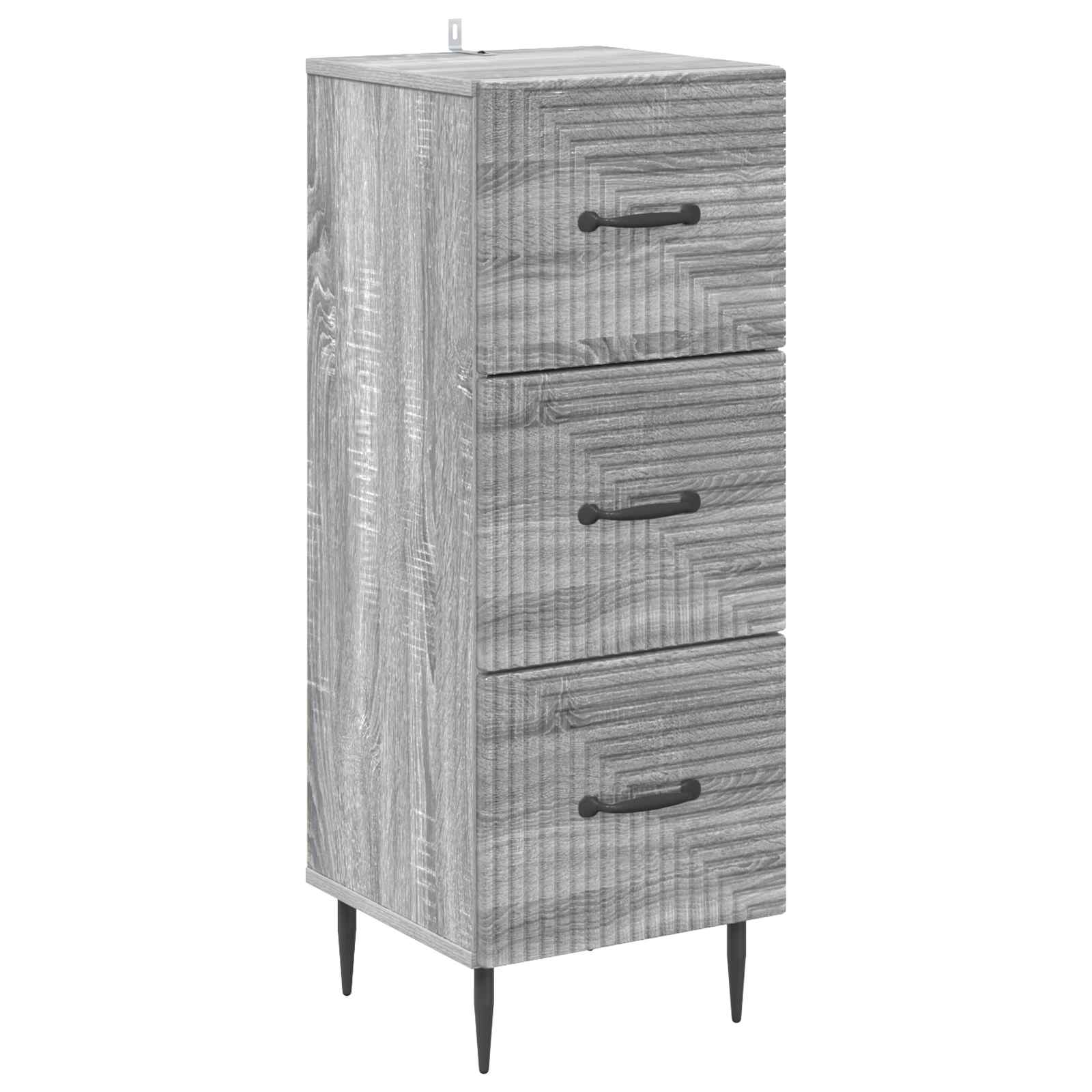 Armoire à tiroirs Sonoma gris 33 x 34,5 x 89,5 cm - XIOS
