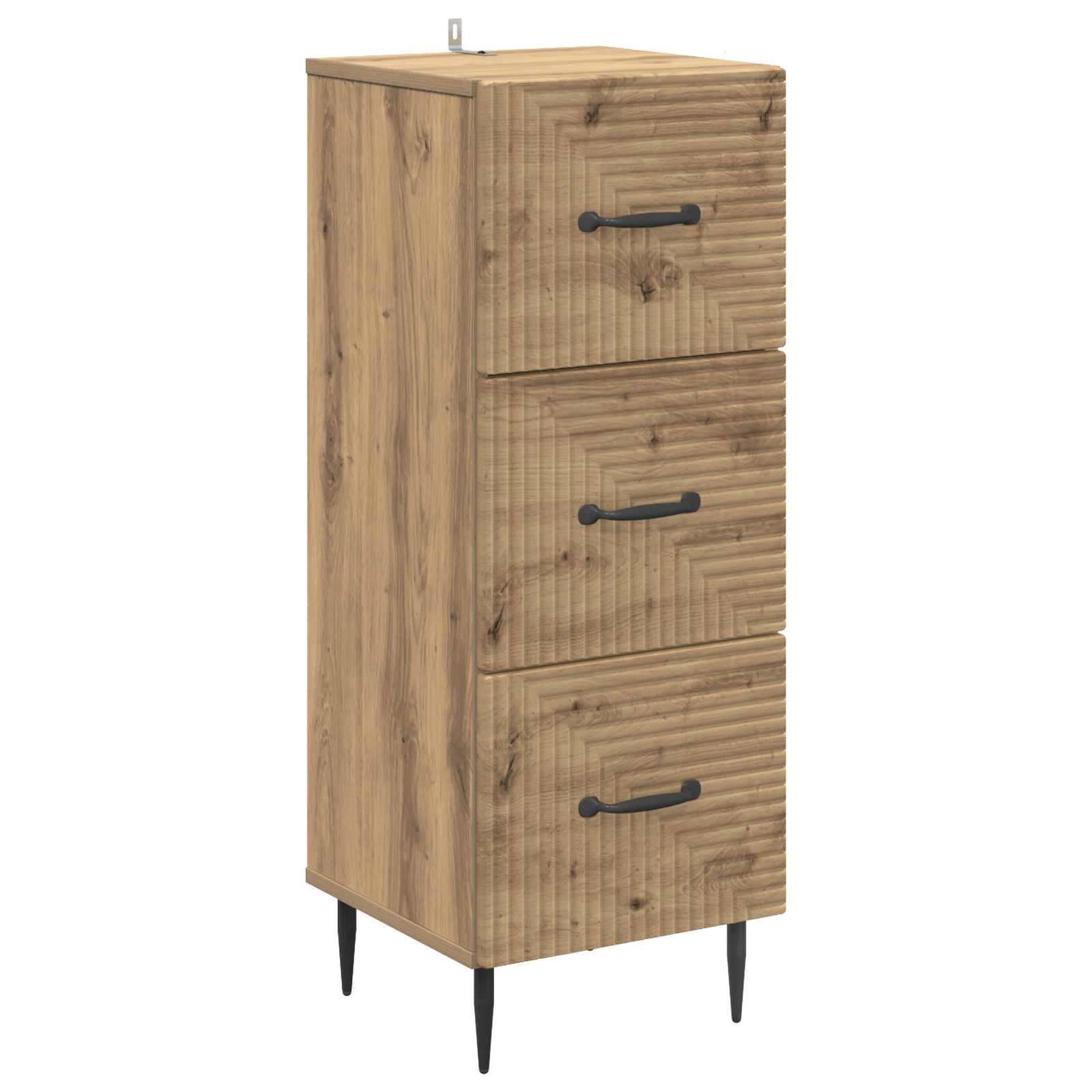 Armoire à tiroirs Chêne artisanal 33 x 34,5 x 89,5 cm - XIOS