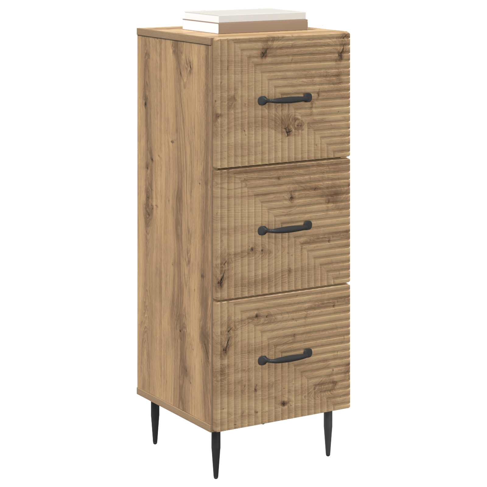 Armoire à tiroirs Chêne artisanal 33 x 34,5 x 89,5 cm - XIOS