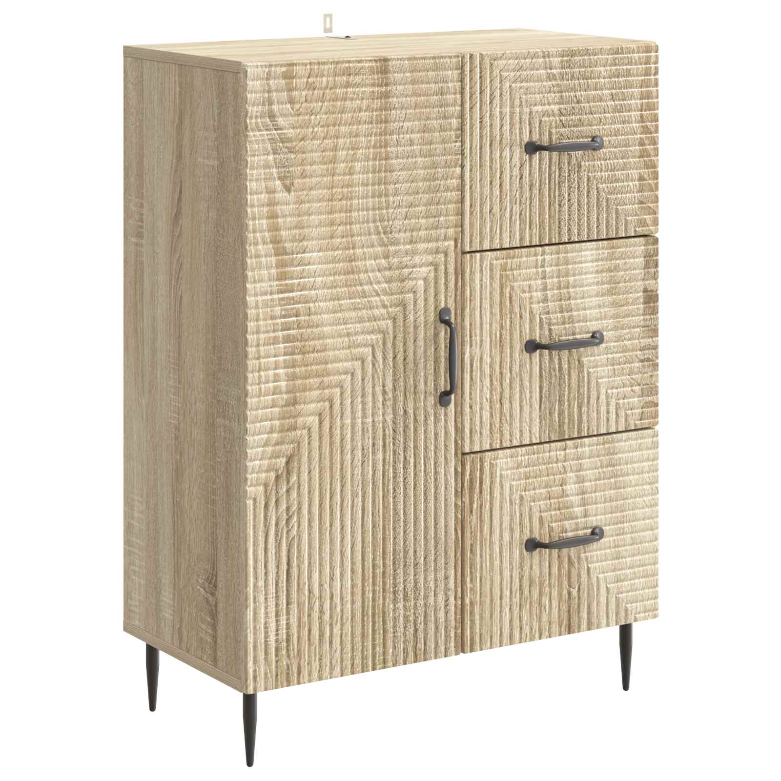 Buffet Chêne Sonoma 66 x 34,5 x 89,5 cm Bois d'ingénierie - XIOS