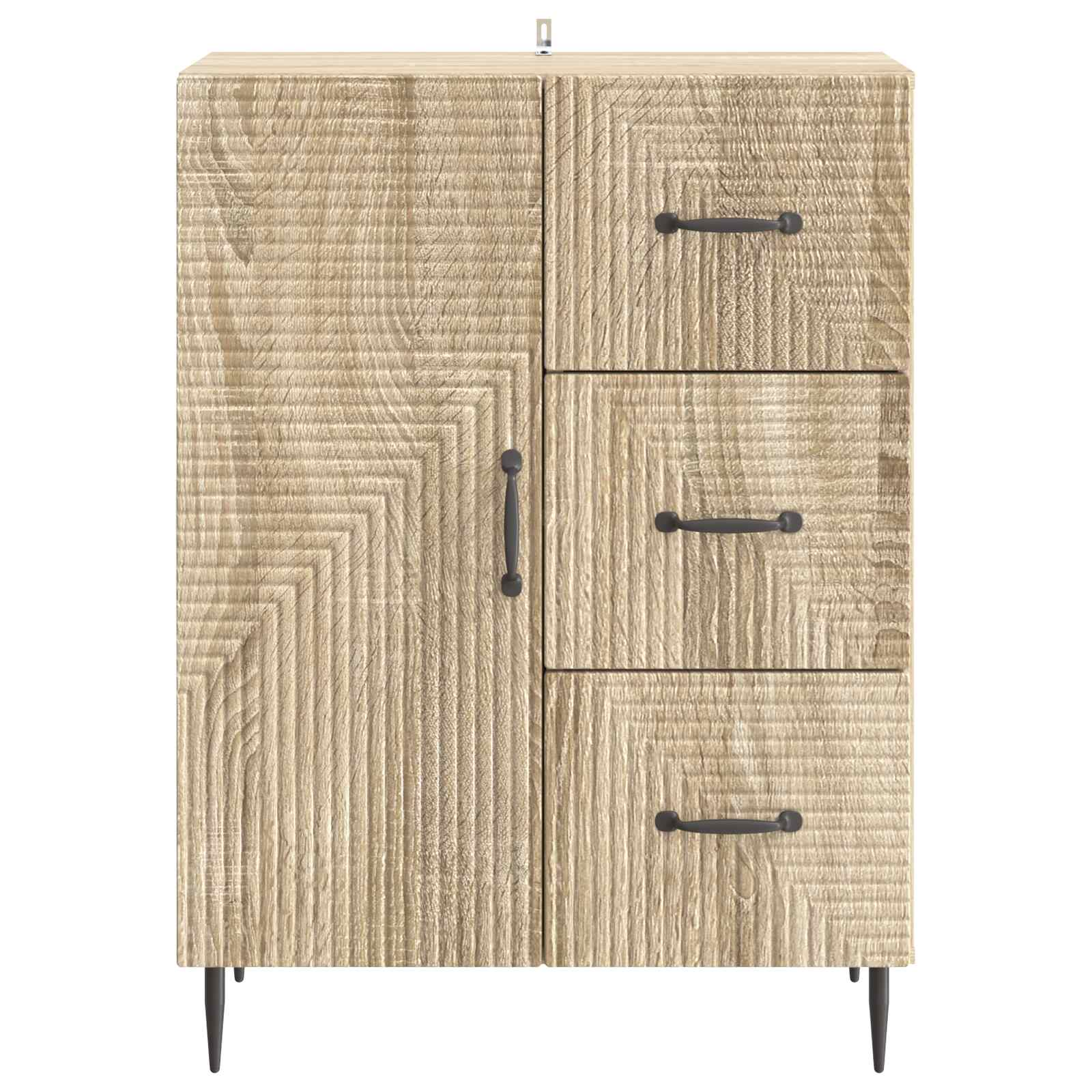 Buffet Chêne Sonoma 66 x 34,5 x 89,5 cm Bois d'ingénierie - XIOS