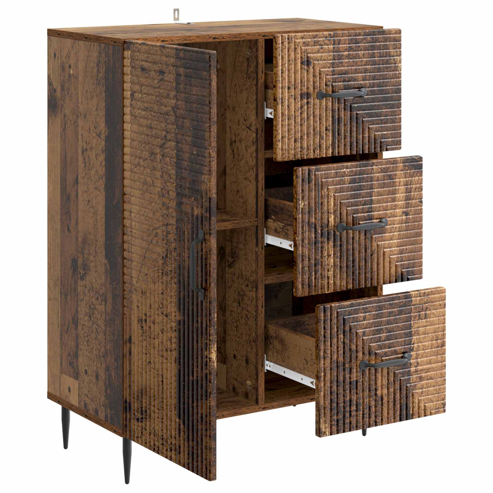 Buffet Bois ancien 66 x 34,5 x 89,5 cm Bois d'ingénierie - XIOS