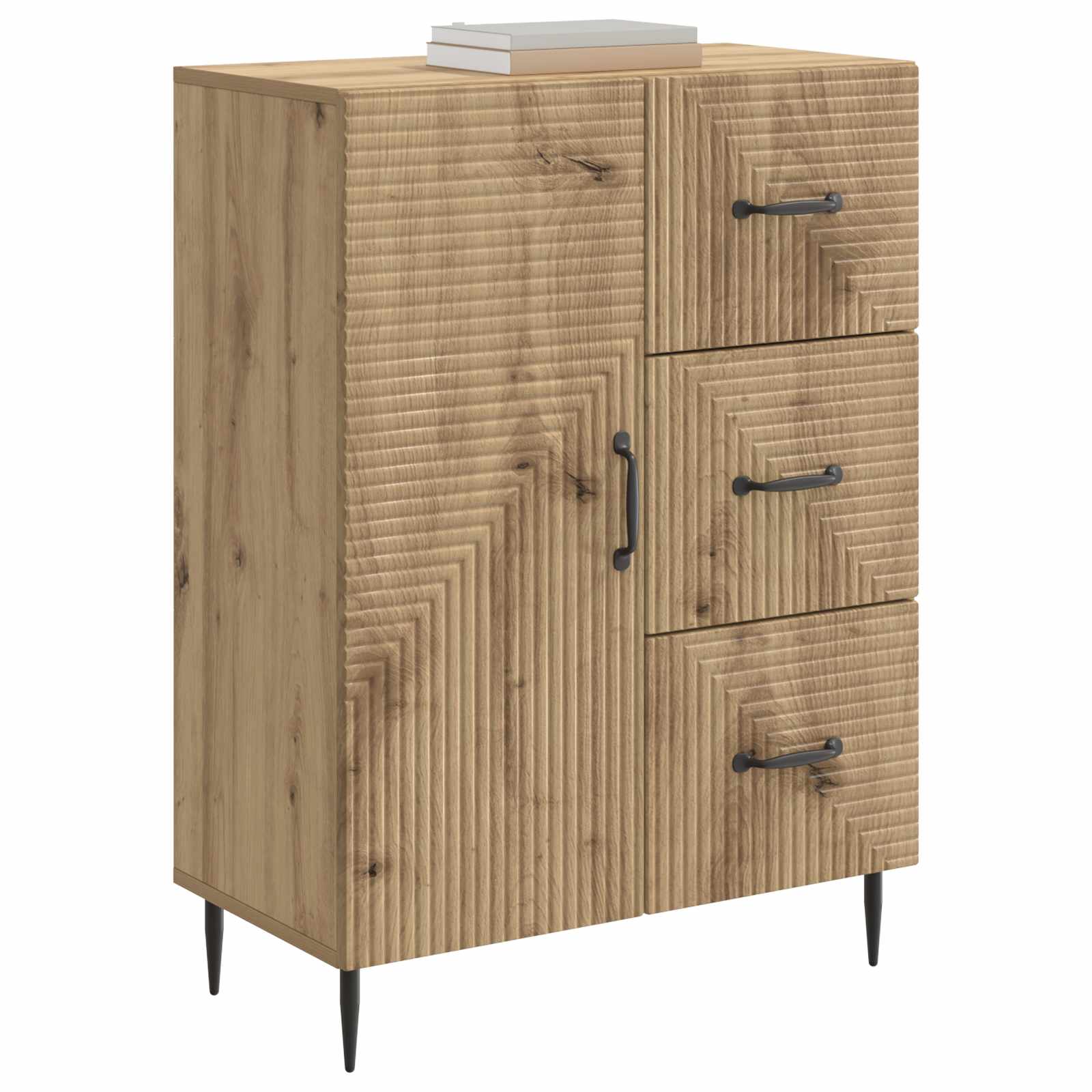 Buffet Chêne artisanal 66 x 34,5 x 89,5 cm Bois d'ingénierie - XIOS