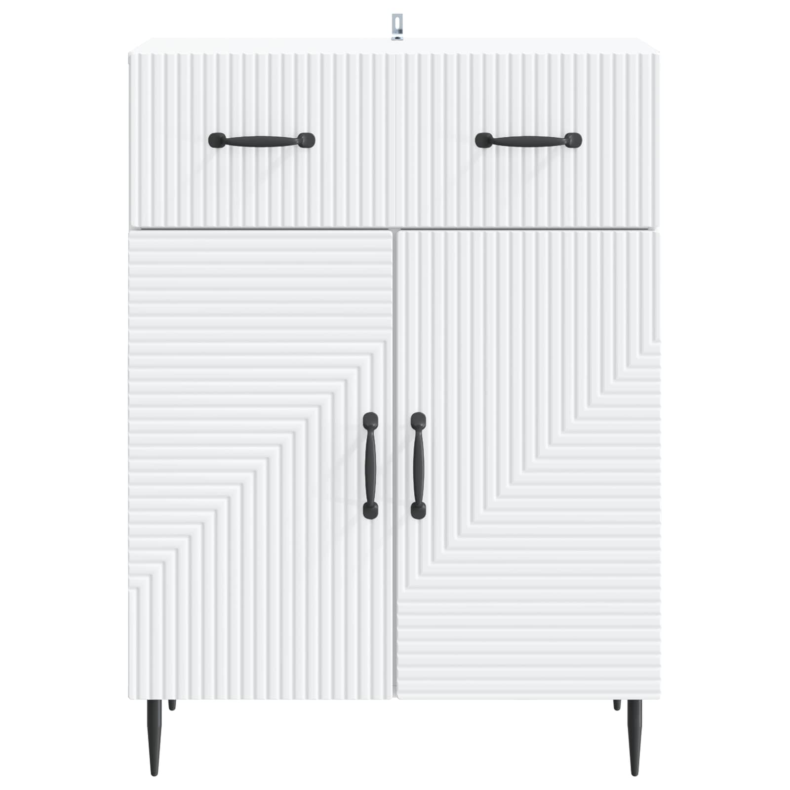 Buffet avec tiroir Blanc 66 x 34,5 x 89,5 cm Bois d'ingénierie - XIOS