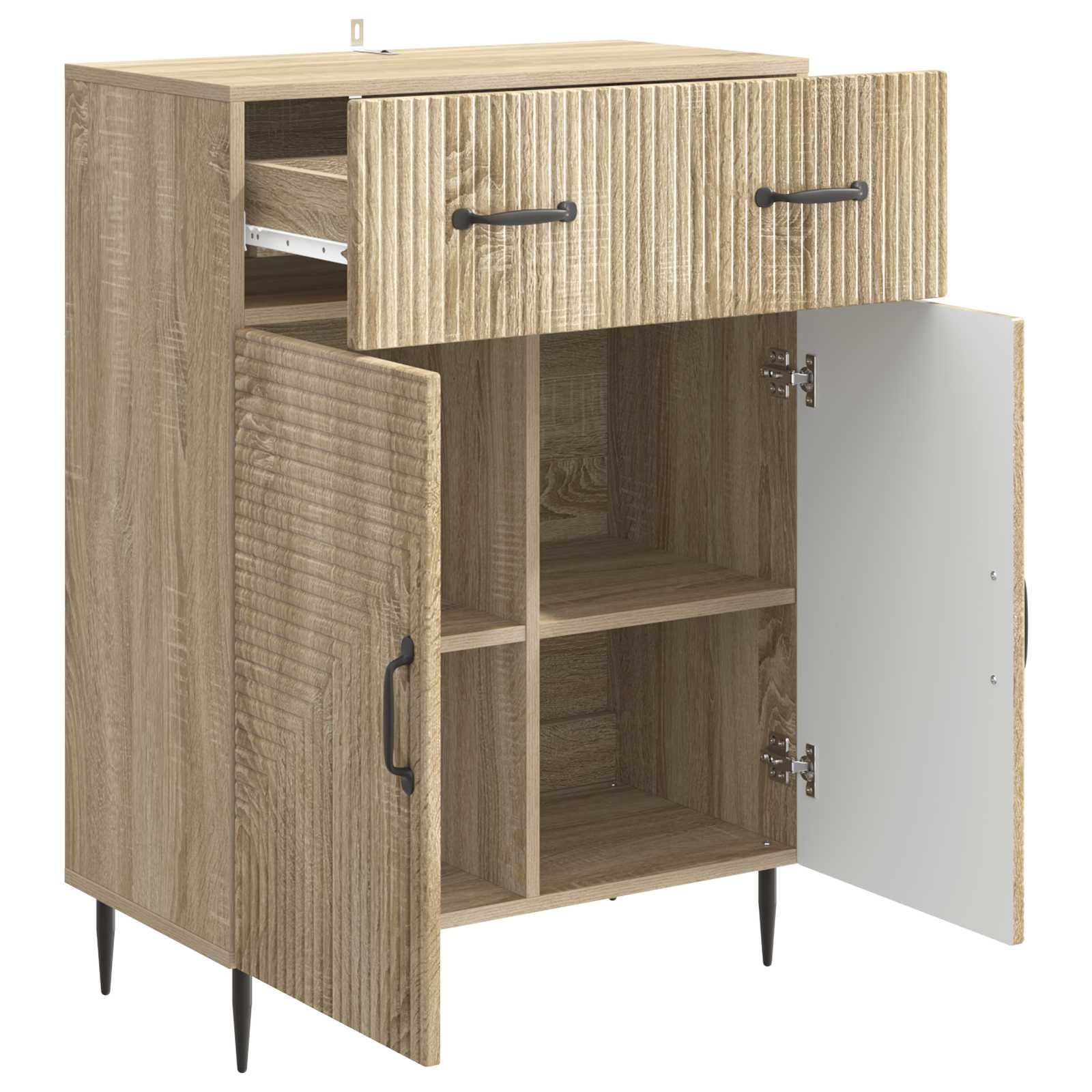 Buffet Chêne Sonoma 66 x 34,5 x 89,5 cm Bois d'ingénierie - XIOS