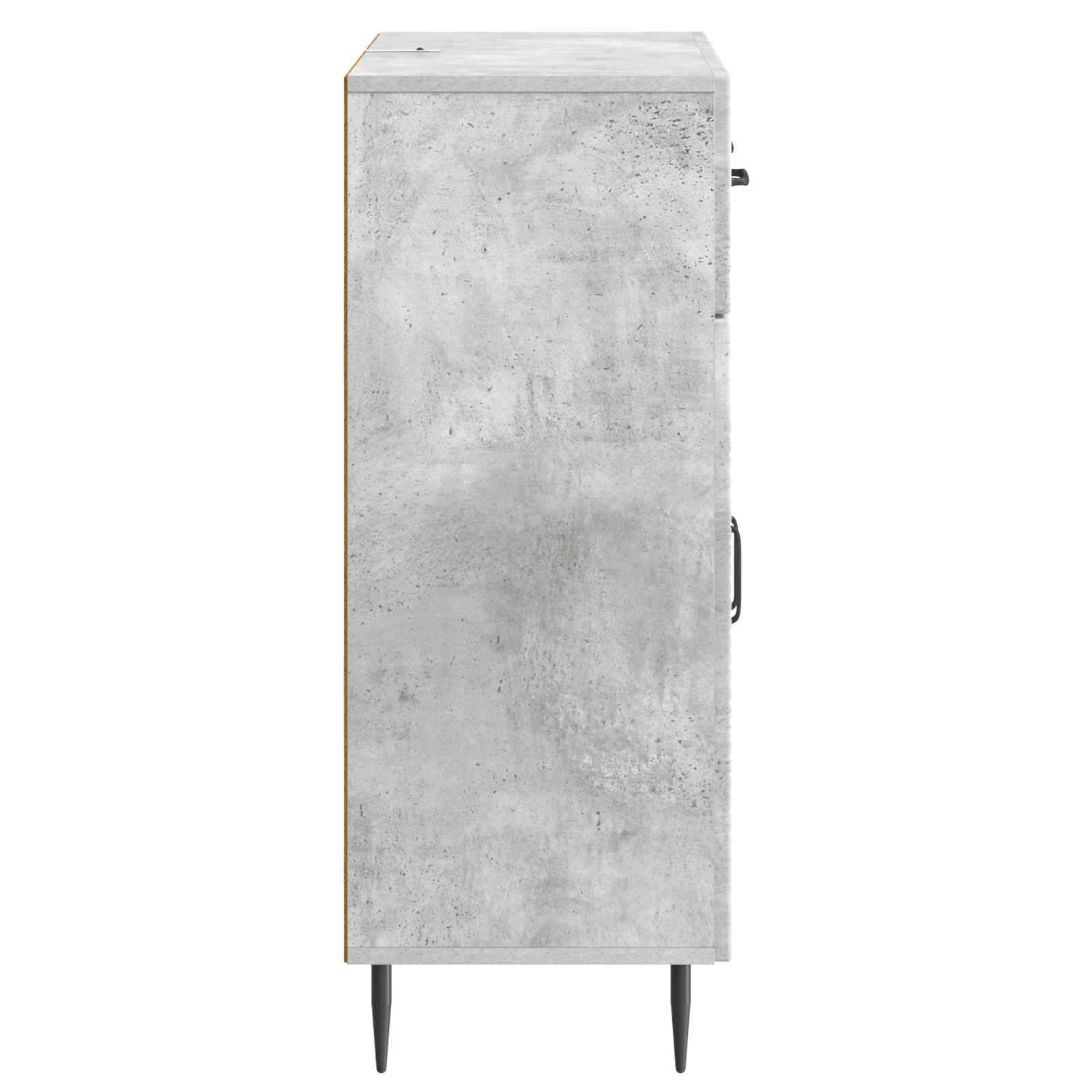 Buffet Gris béton 66 x 34,5 x 89,5 cm Bois d'ingénierie - XIOS