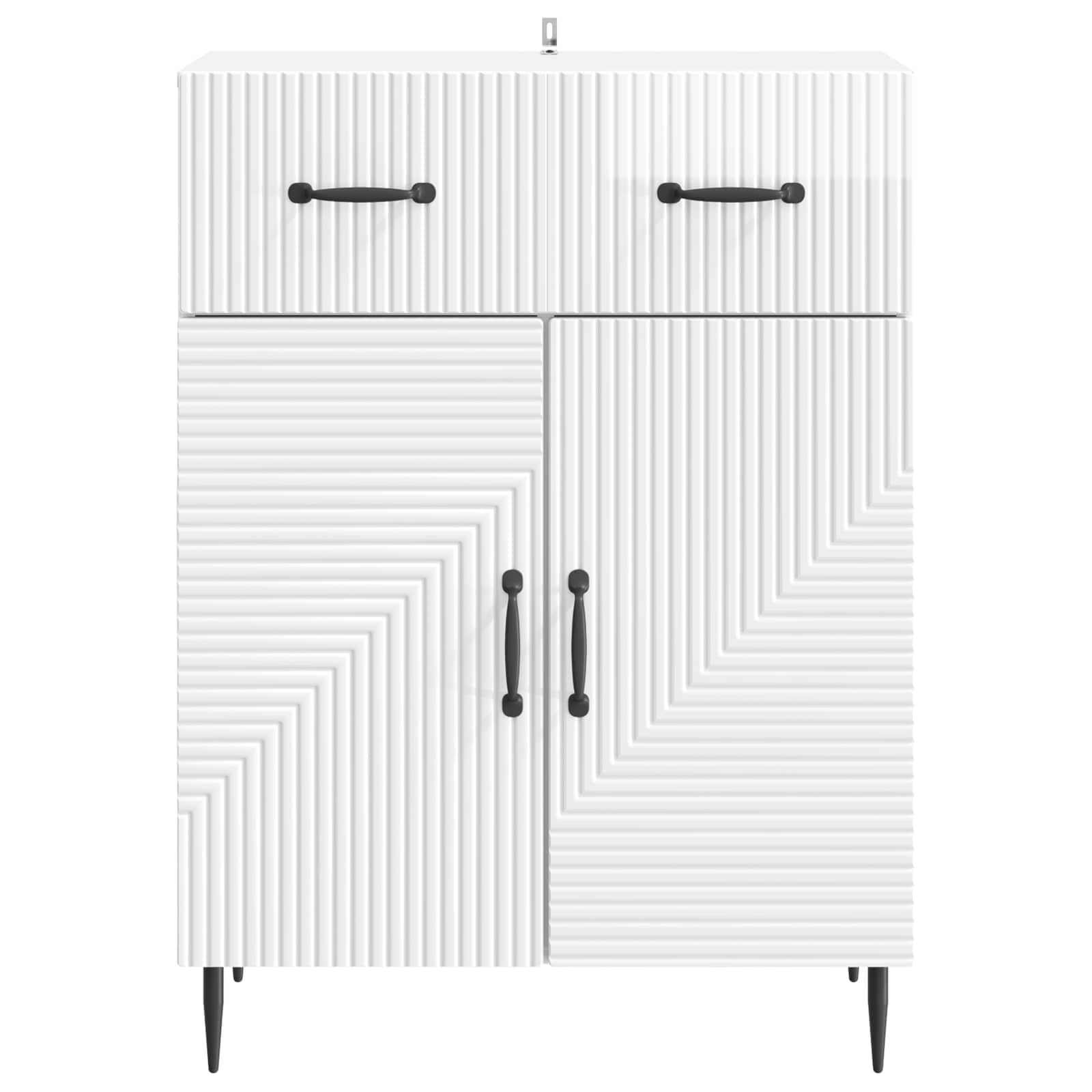Buffet Blanc brillant 66 x 34,5 x 89,5 cm Bois d'ingénierie - XIOS