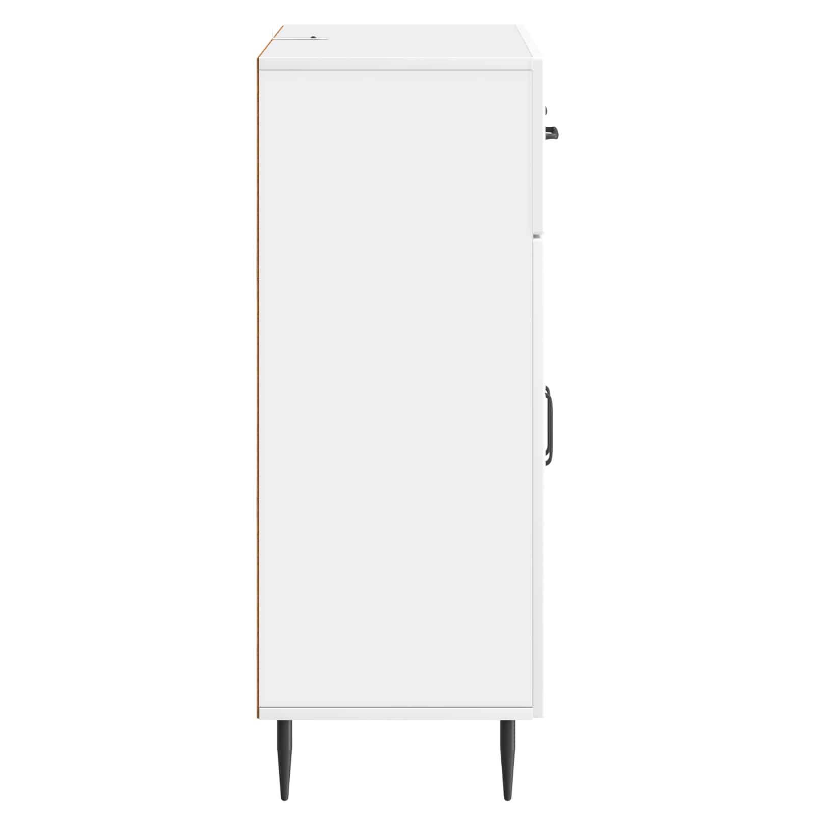 Buffet Blanc brillant 66 x 34,5 x 89,5 cm Bois d'ingénierie - XIOS
