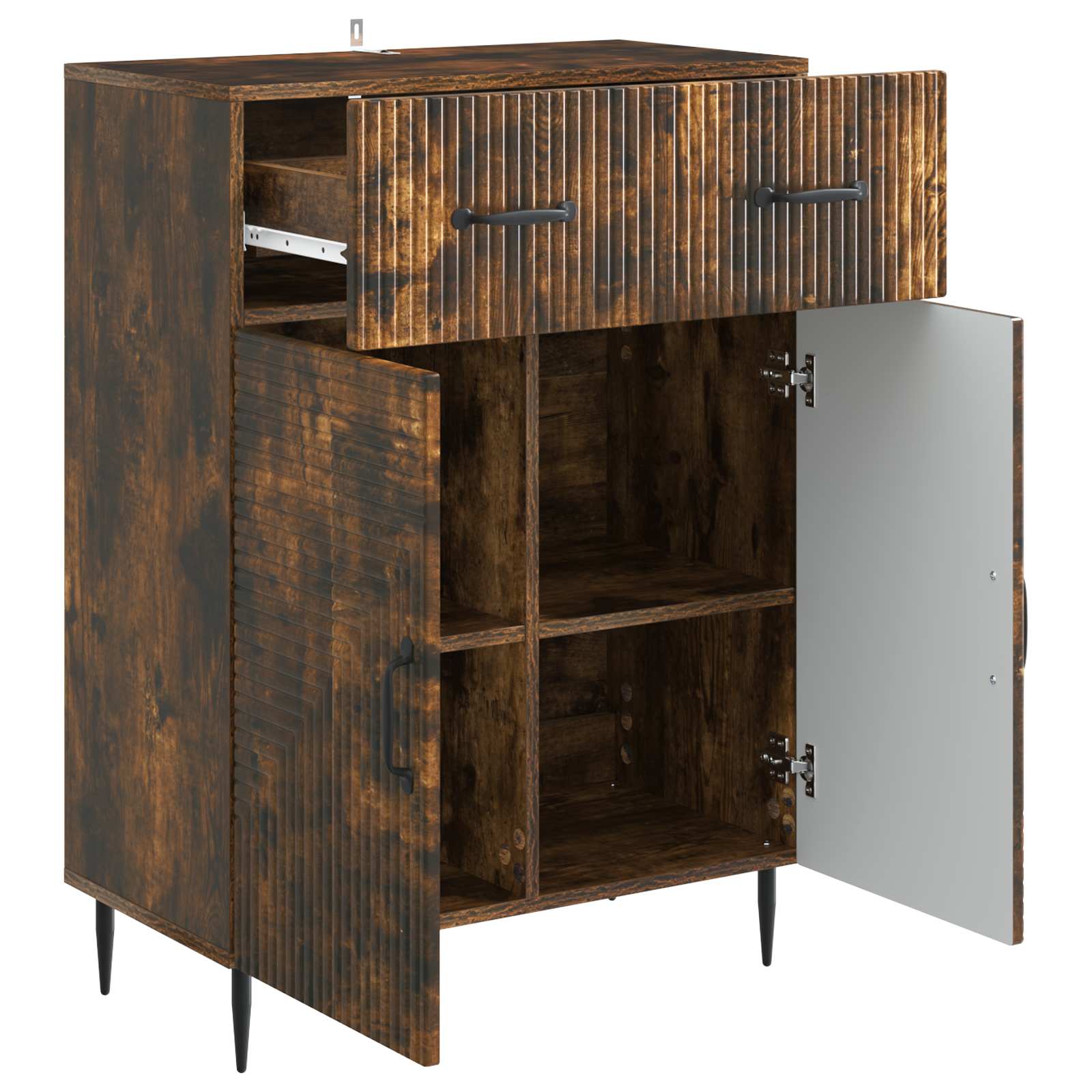 Buffet Chêne fumé 66 x 34,5 x 89,5 cm Bois d'ingénierie - XIOS