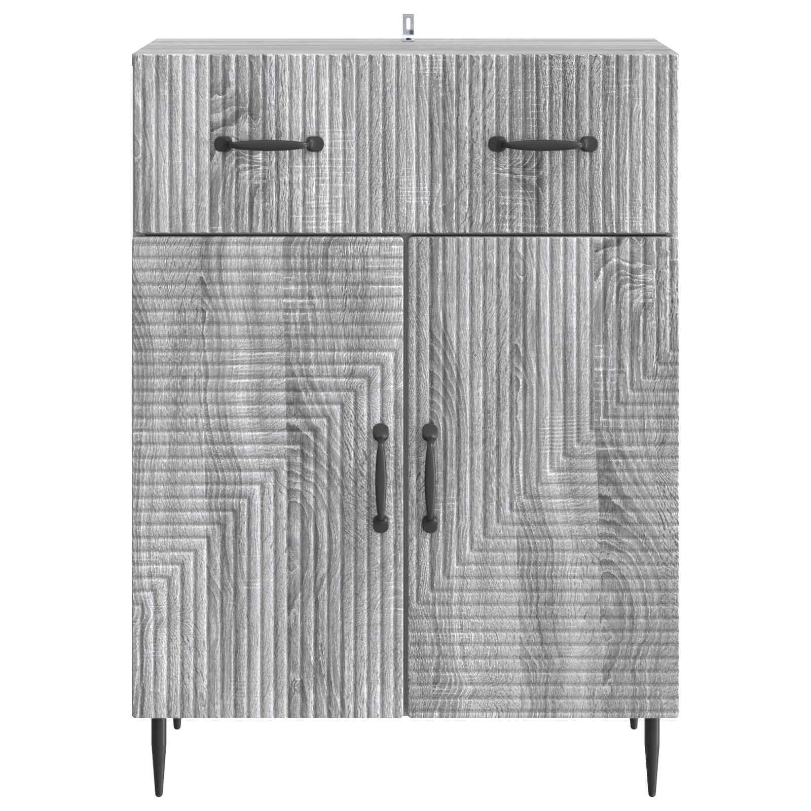 Buffet Sonoma gris 66 x 34,5 x 89,5 cm Bois d'ingénierie - XIOS