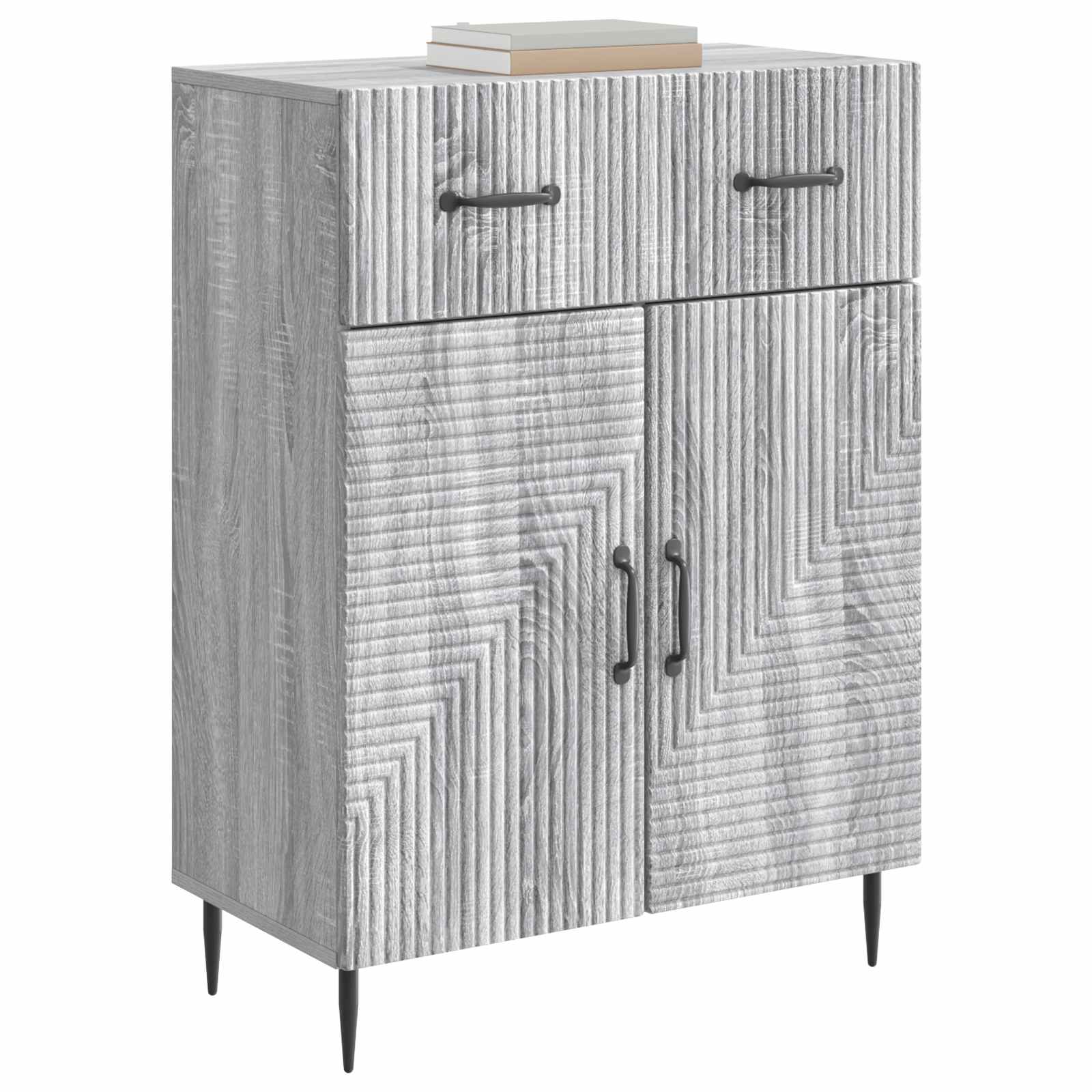 Buffet Sonoma gris 66 x 34,5 x 89,5 cm Bois d'ingénierie - XIOS