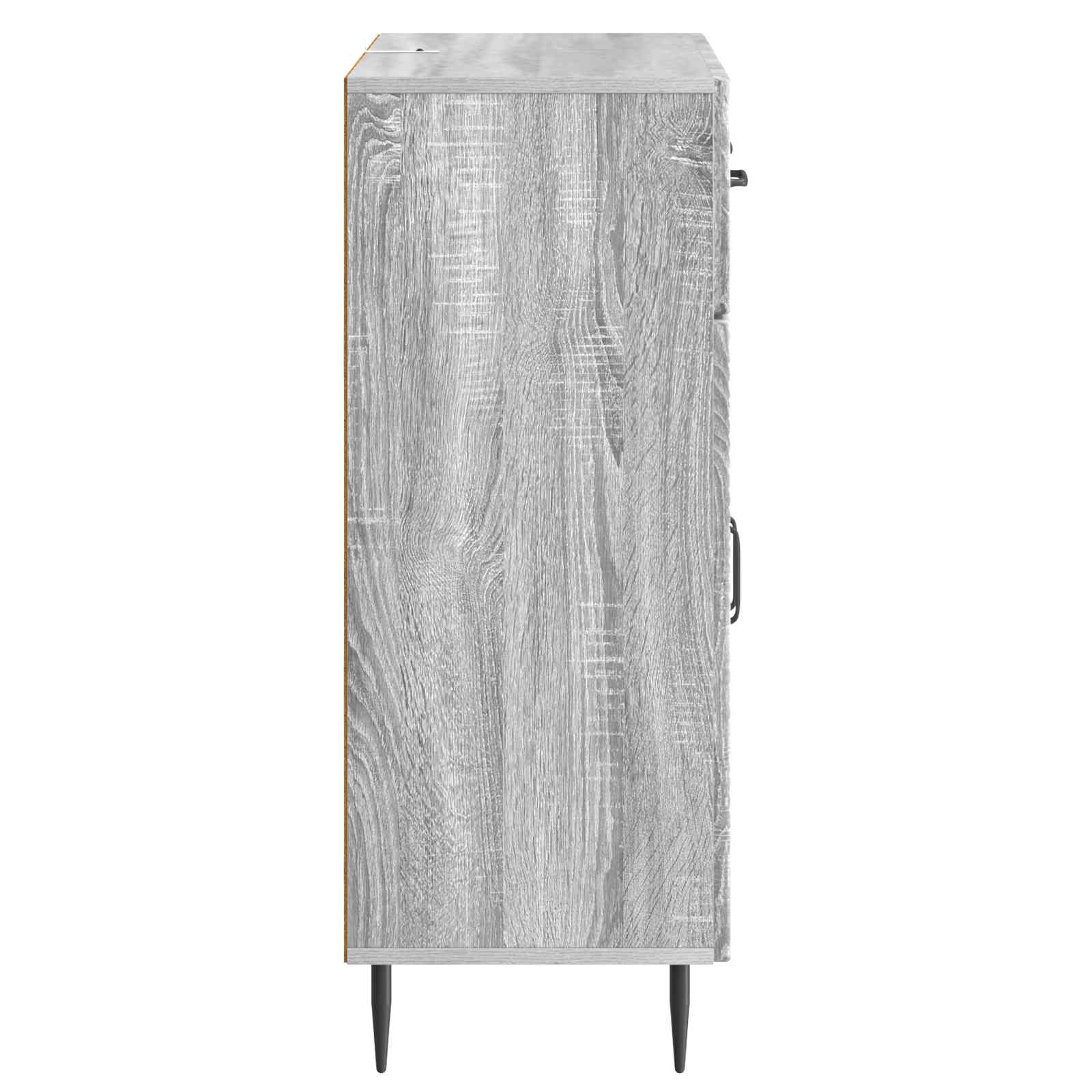 Buffet Sonoma gris 66 x 34,5 x 89,5 cm Bois d'ingénierie - XIOS