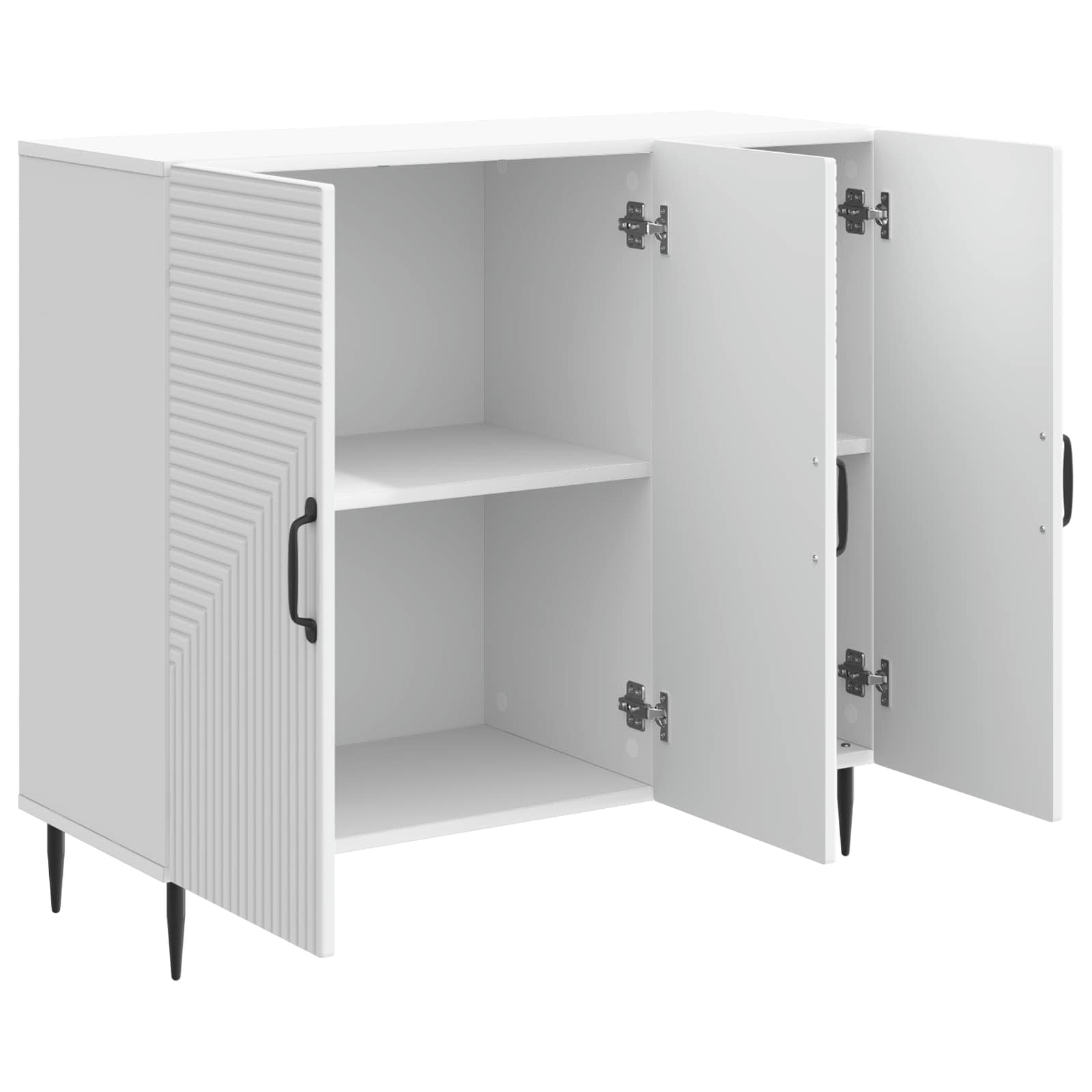 Buffet Blanc 89 x 34,5 x 80 cm Bois d'ingénierie - XIOS
